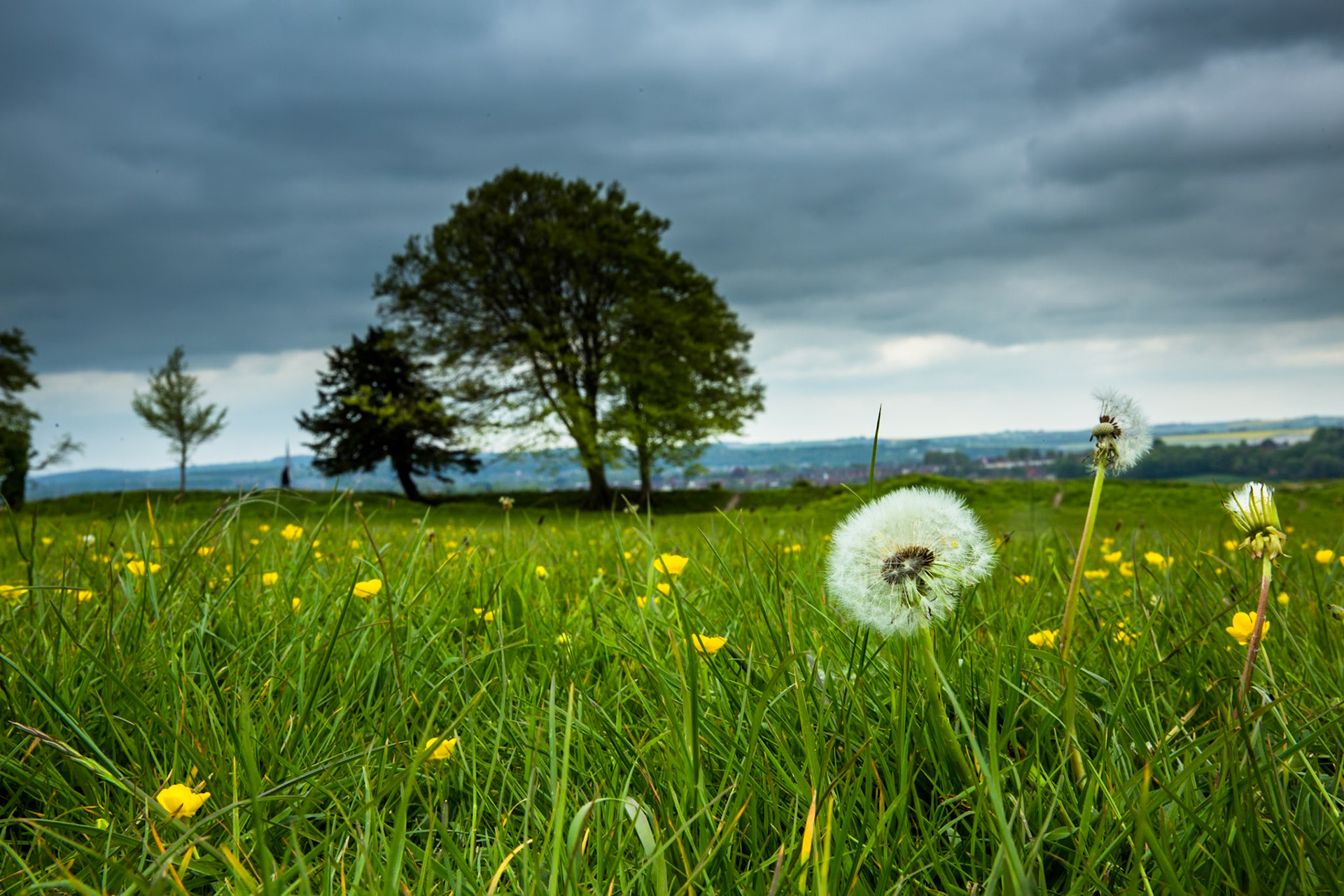 Old Sarum, is the site of the earliest settlement of Salisbury in Wiltshire, England. The hilltop shows evidence of Neolithic settlement as early as 3000BC. Stonehenge is nearby.