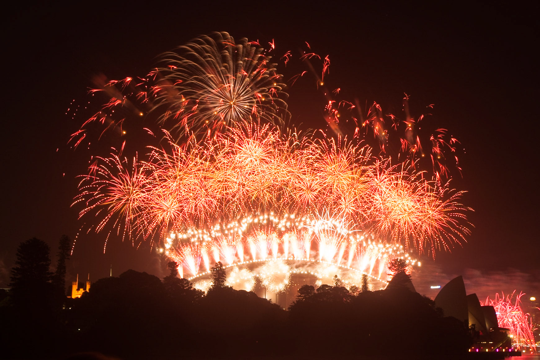 Fireworks, New Year's eve 2012, Sydney