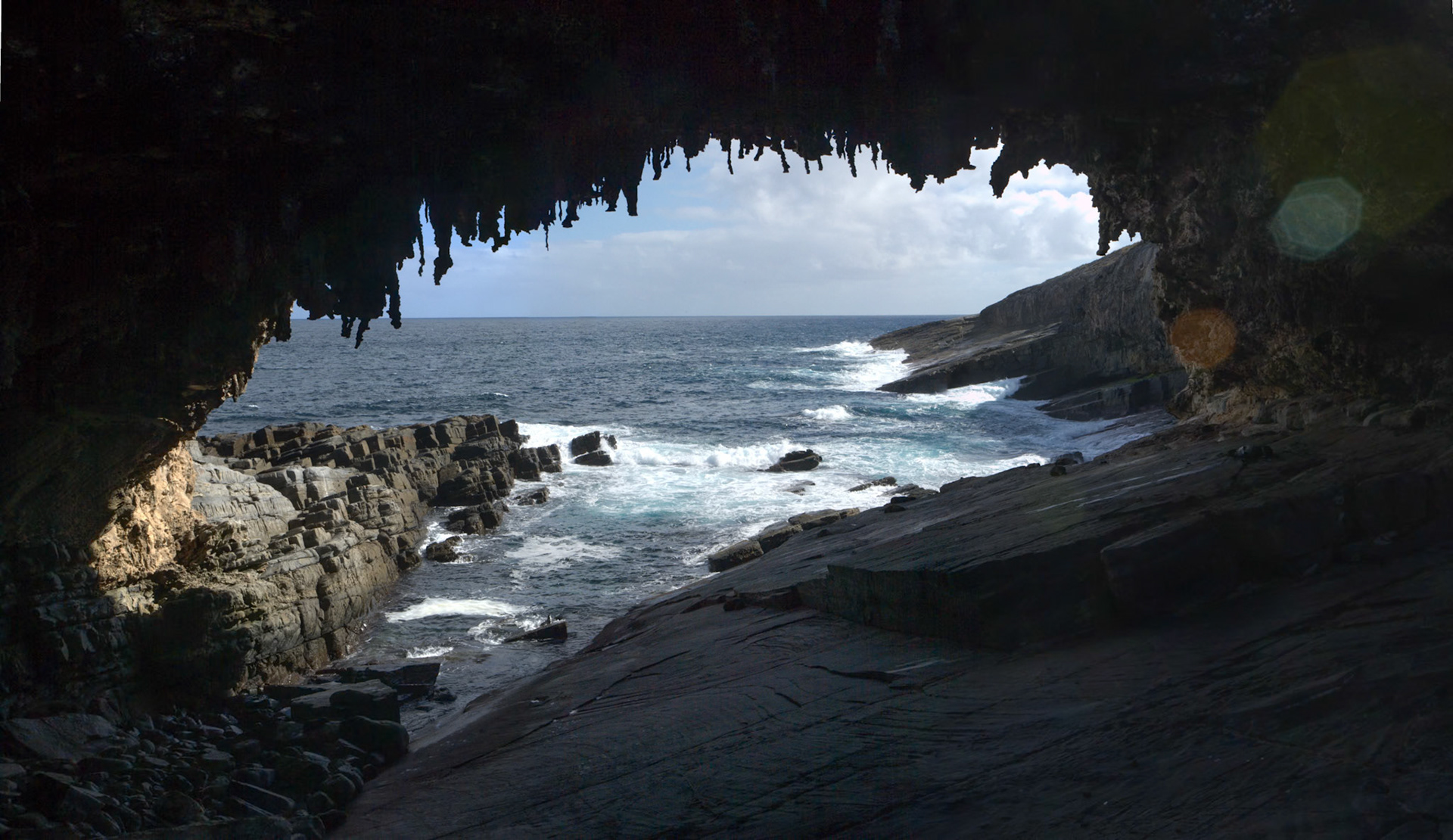 Admirals Arch at Cape de Coudiac in Flinders Chase National Park, Kangaroo Island, South Australia