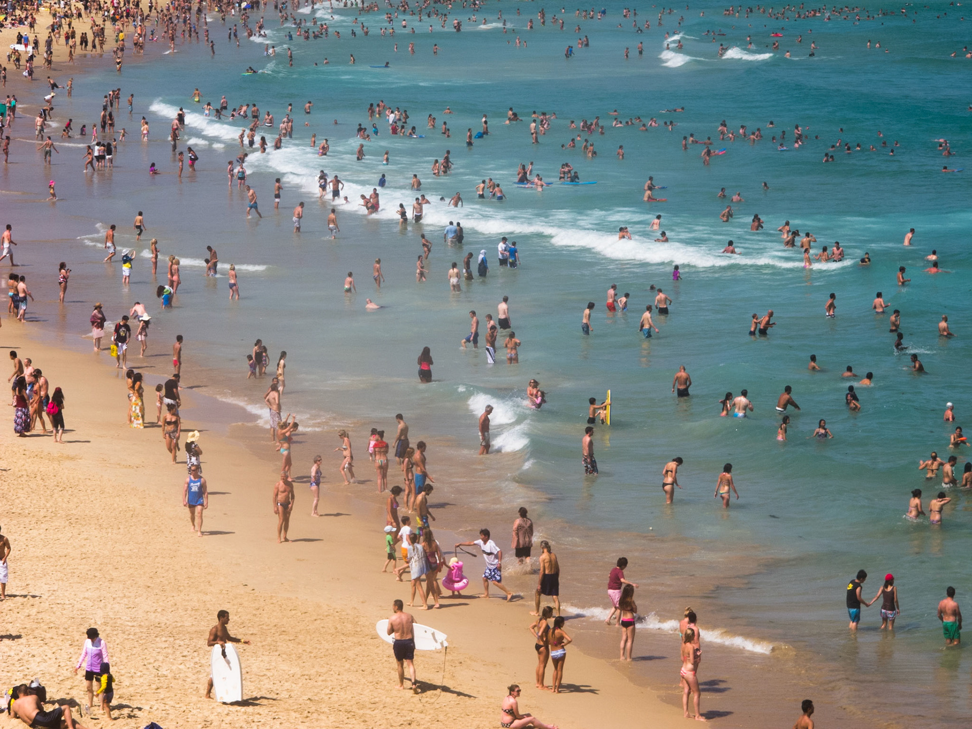 Bondi beach, New year's day 2013