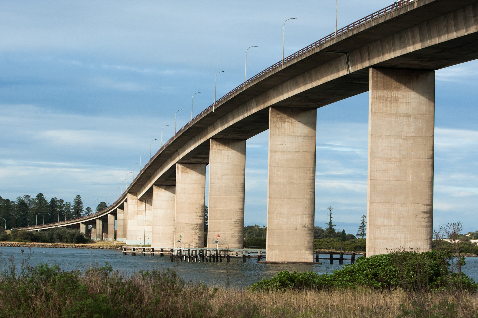 Tourle street bridge leading from Newcastle to Stockton.