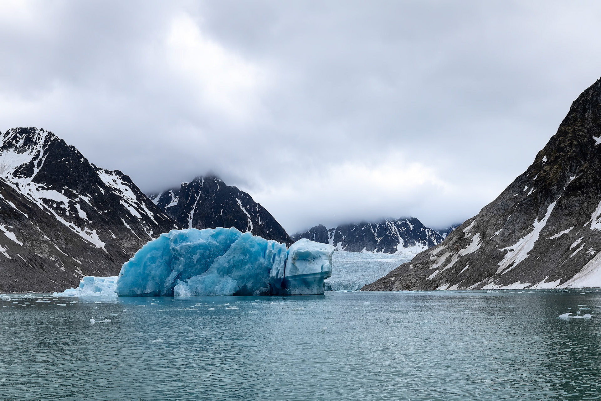 Landscape, Magdelena Fjord, Svalbard, Norway