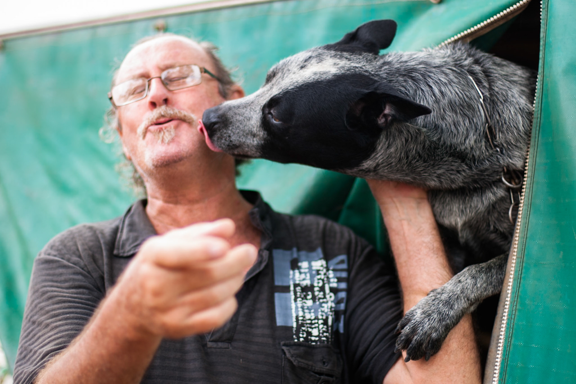 Col and Digger, patrons of the Lazy-Lizard, Pine Creek, Northern Territory