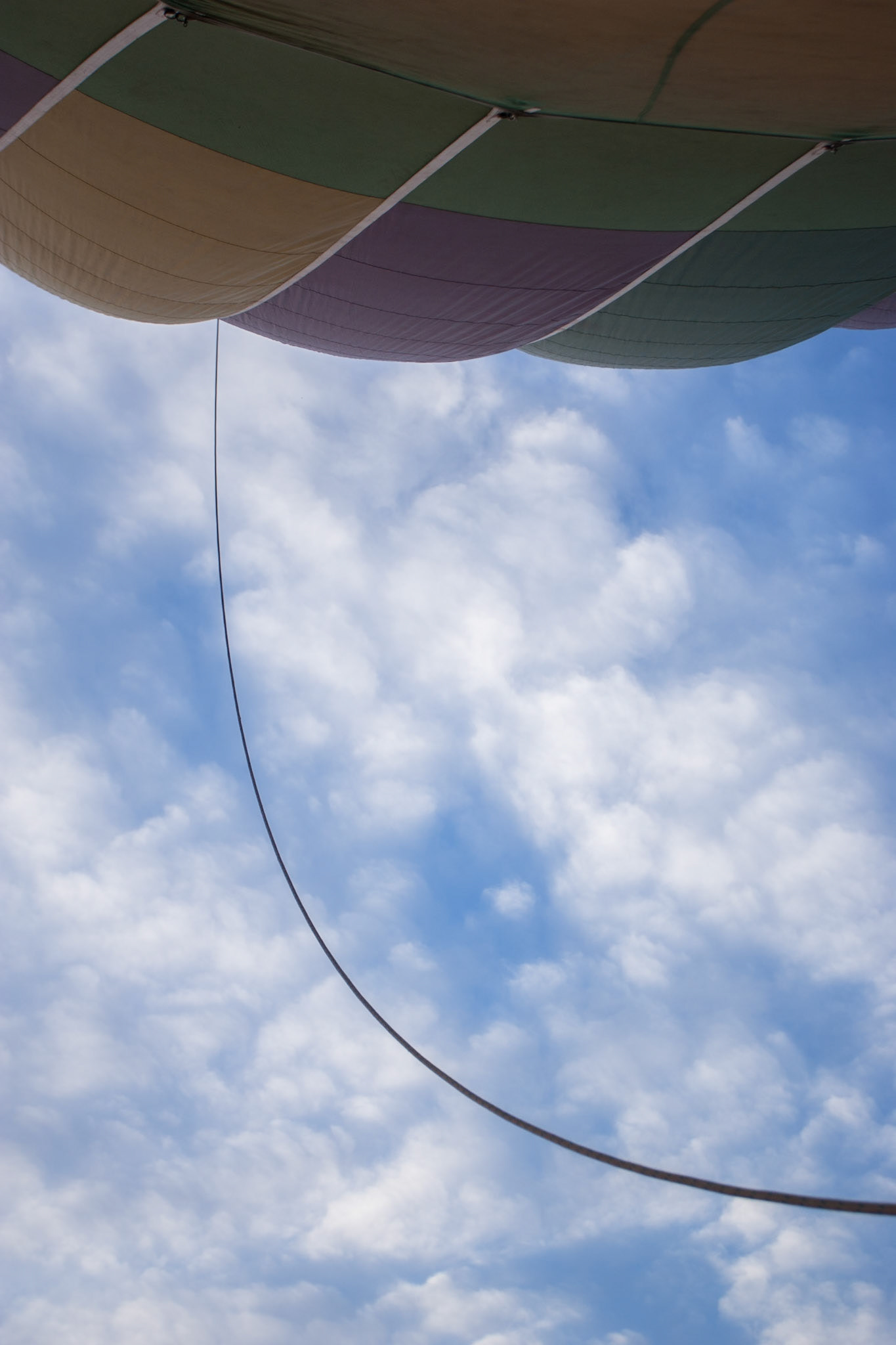 Hot air balloon ride in the Hunter Valley, New South Wales.