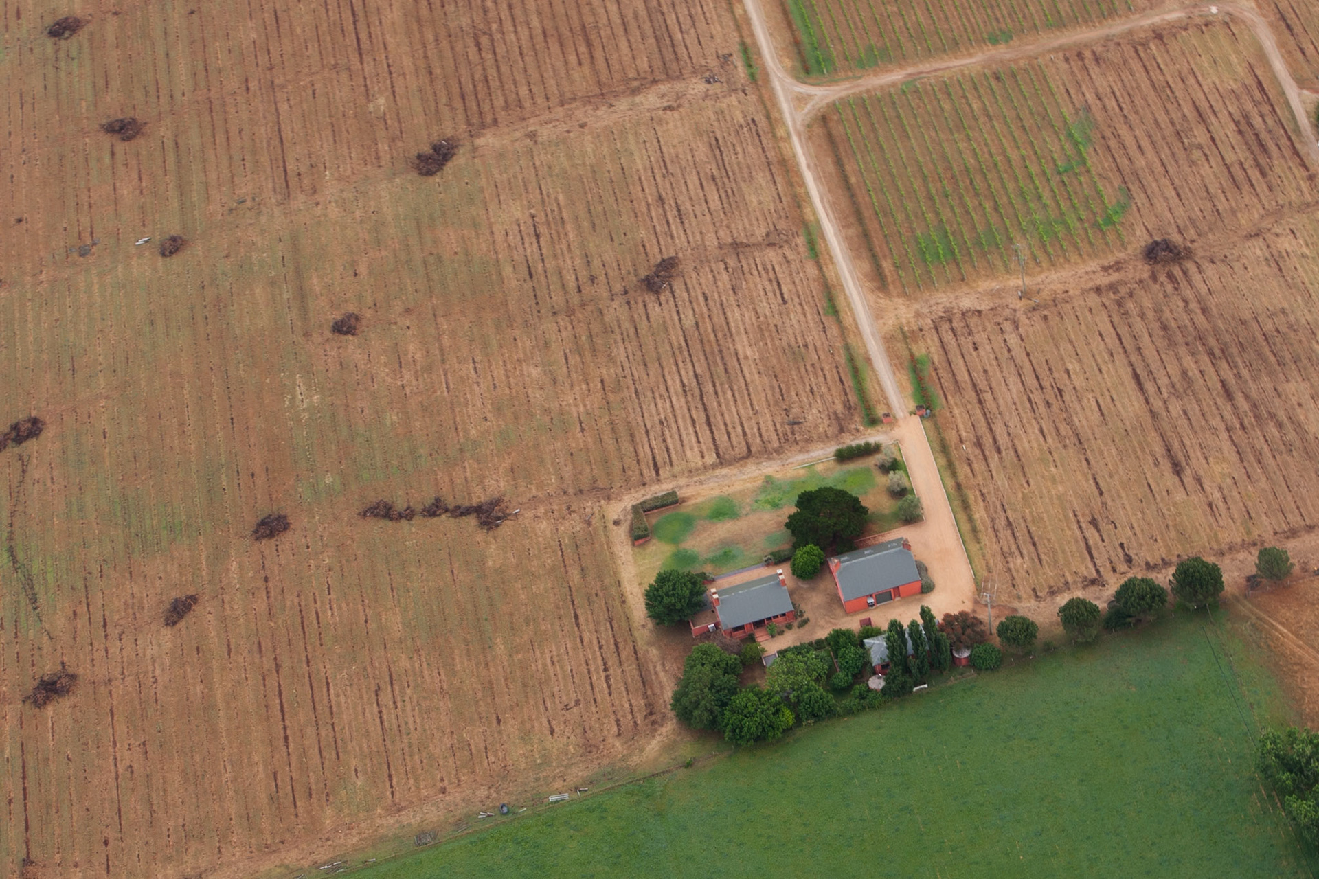 Hot air balloon ride in the Hunter Valley, New South Wales.
