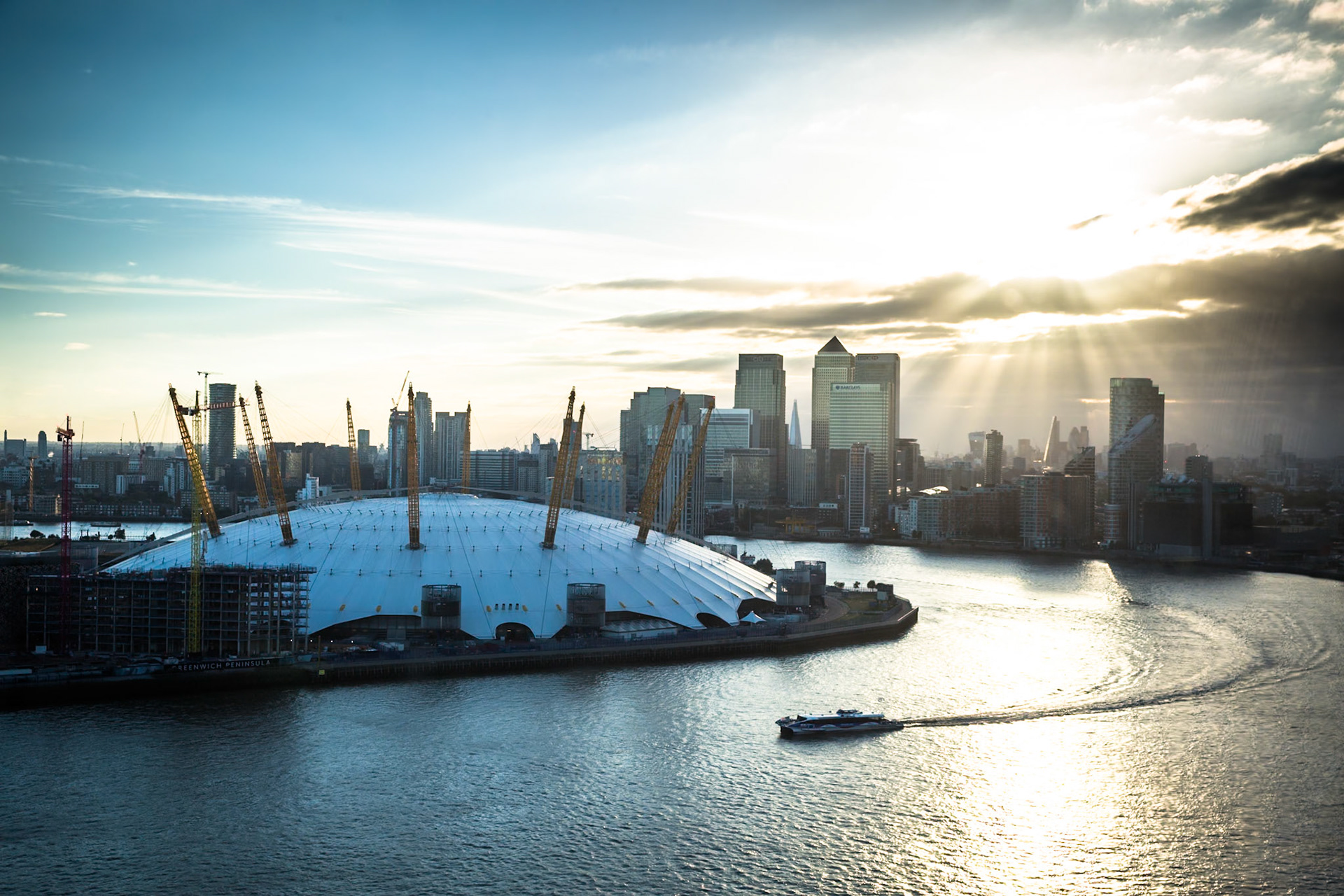 The Millennium Dome,  Greenwich Peninsula, South East London