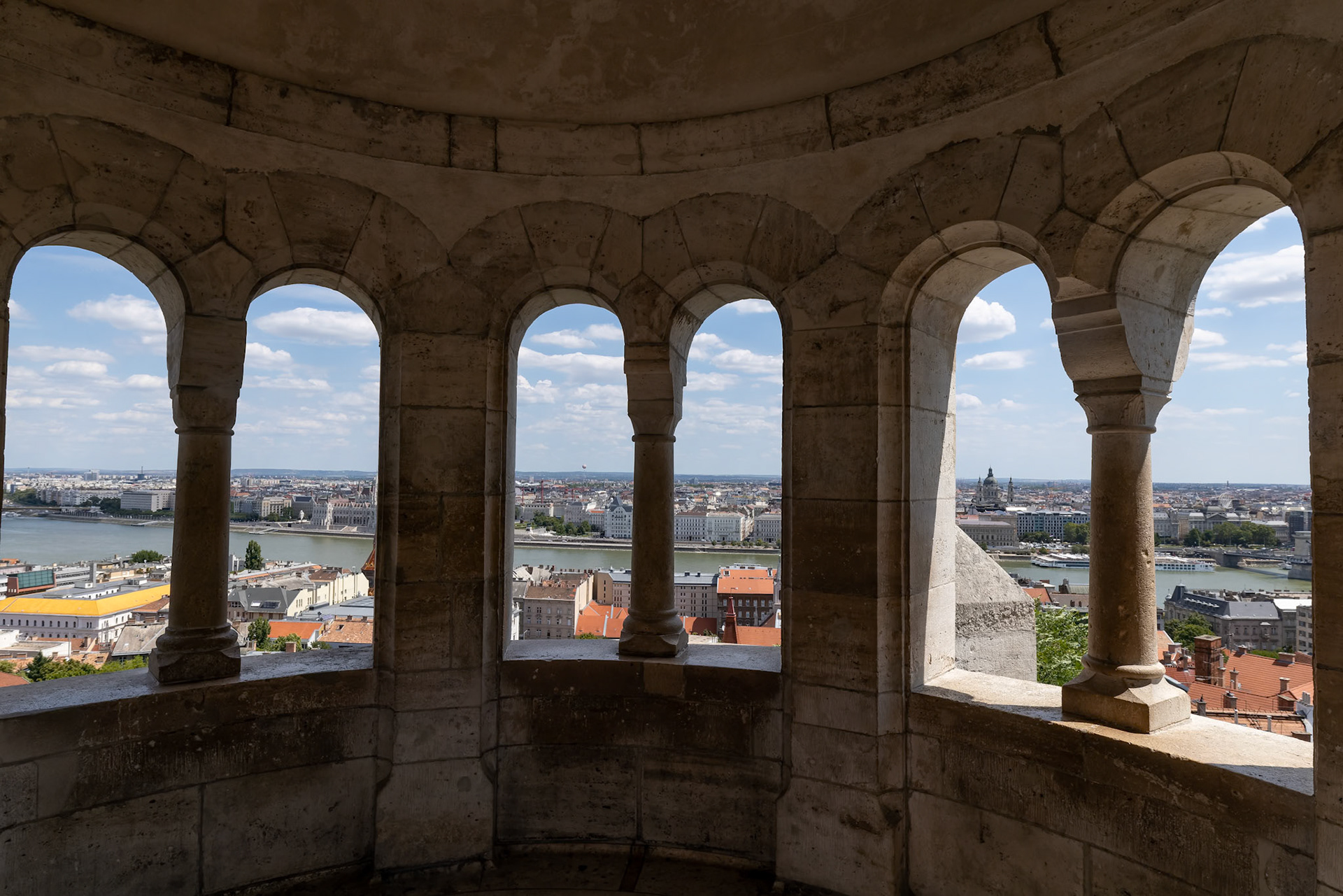 Fisherman's bastion. Budapest, Hungary