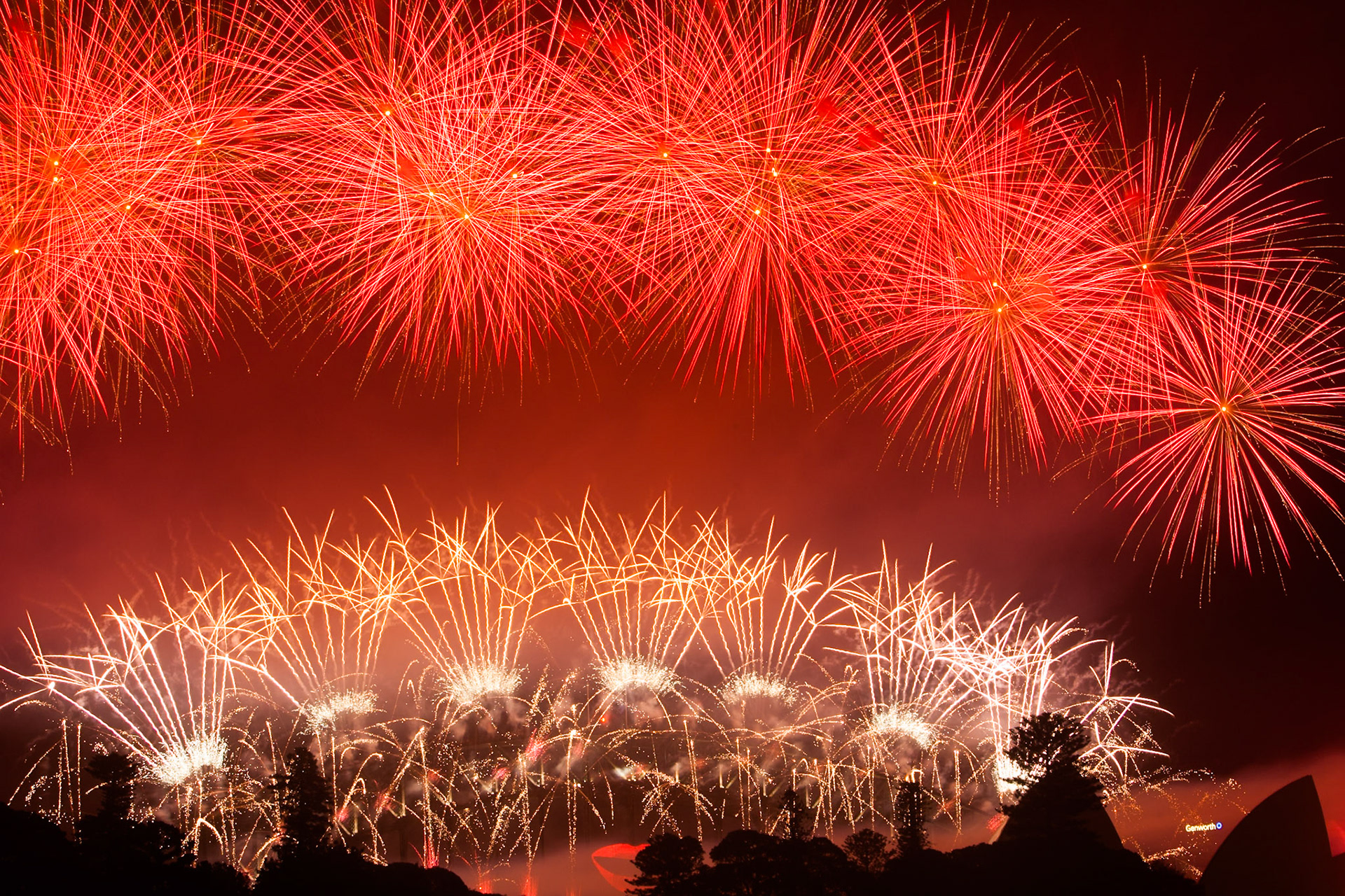 Fireworks, New Year's eve 2012, Sydney