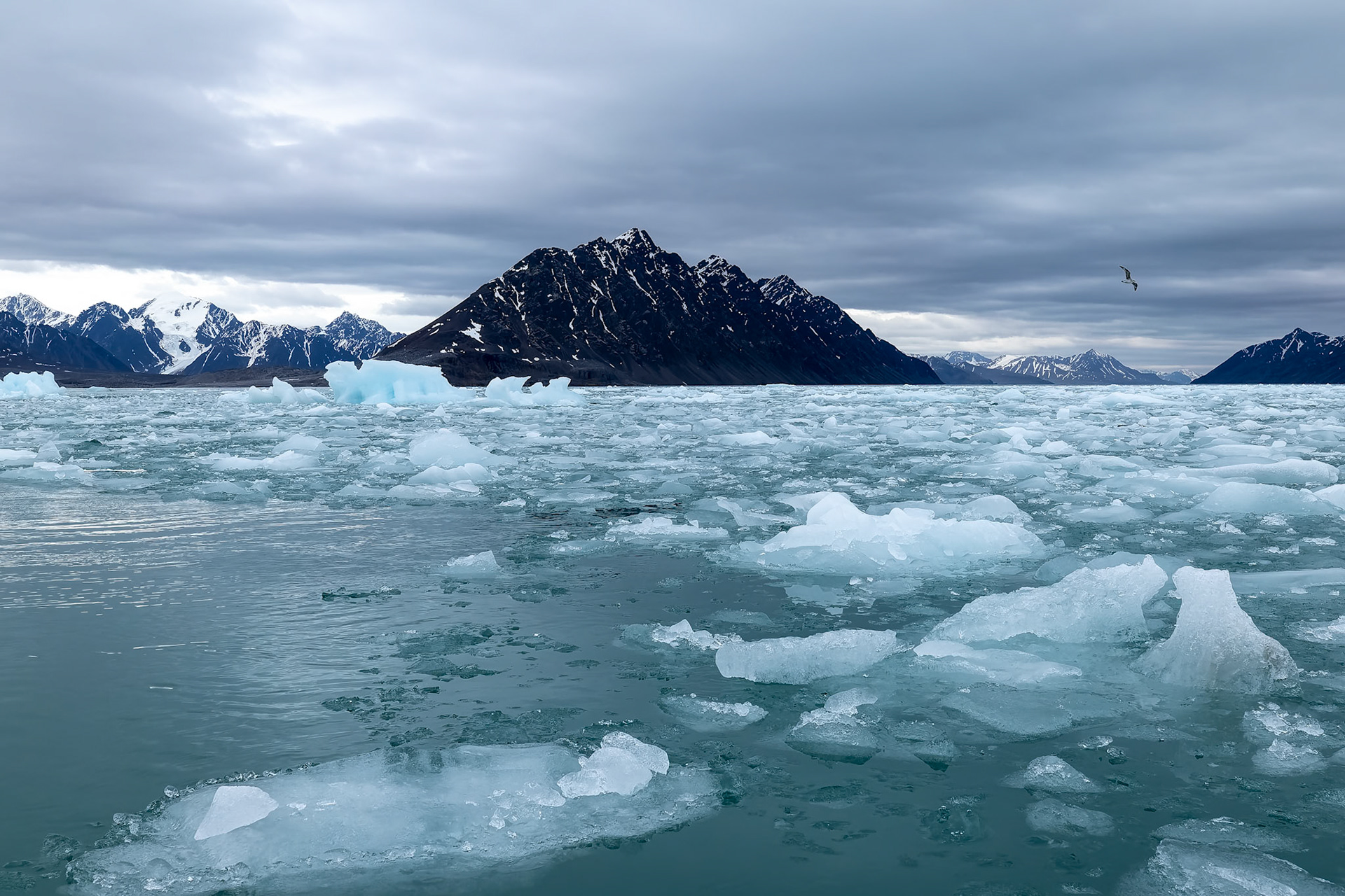 Landscape, Lilliehoekbreen, Svalbard, Norway