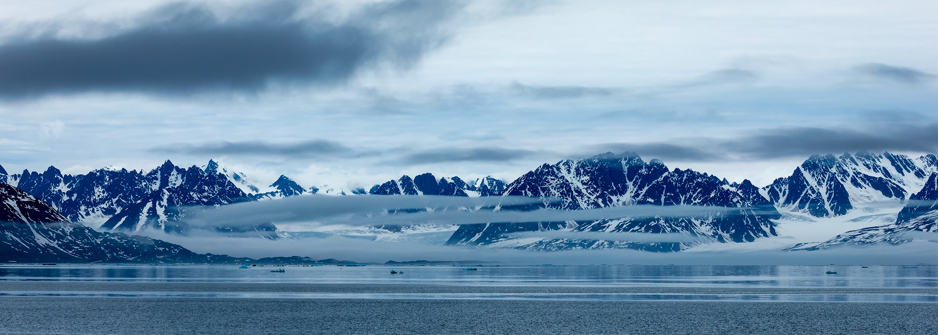 Landscape, Monacobreen, Svalbard, Norway