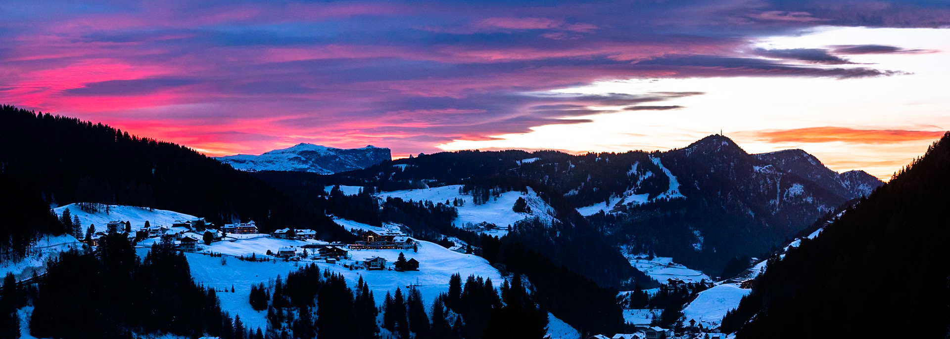 La Selva di val Gardena, Dolomites, Italy