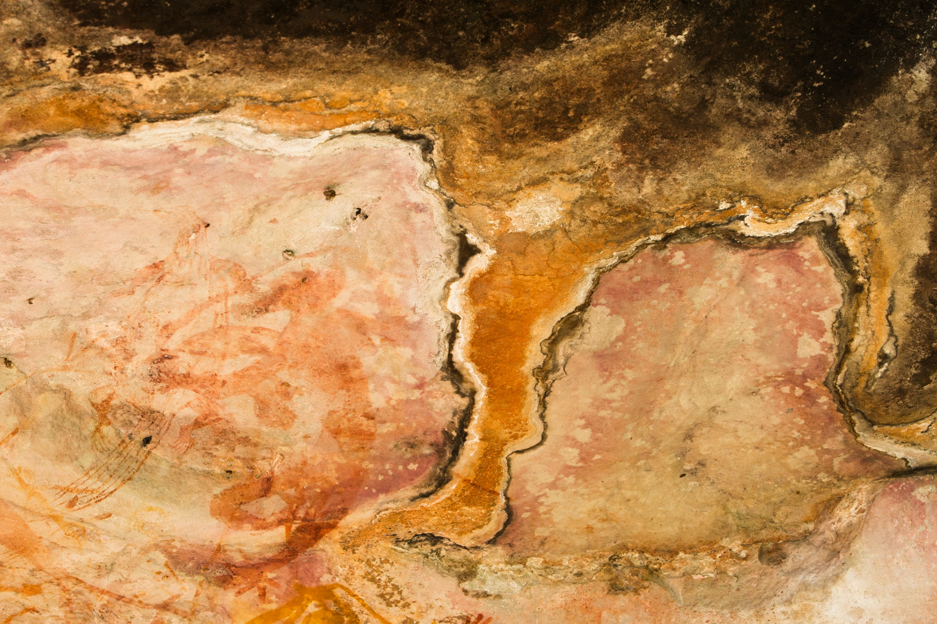 Rock-art and patterns, Mount Borradale, Arnhemland, Northern Territory