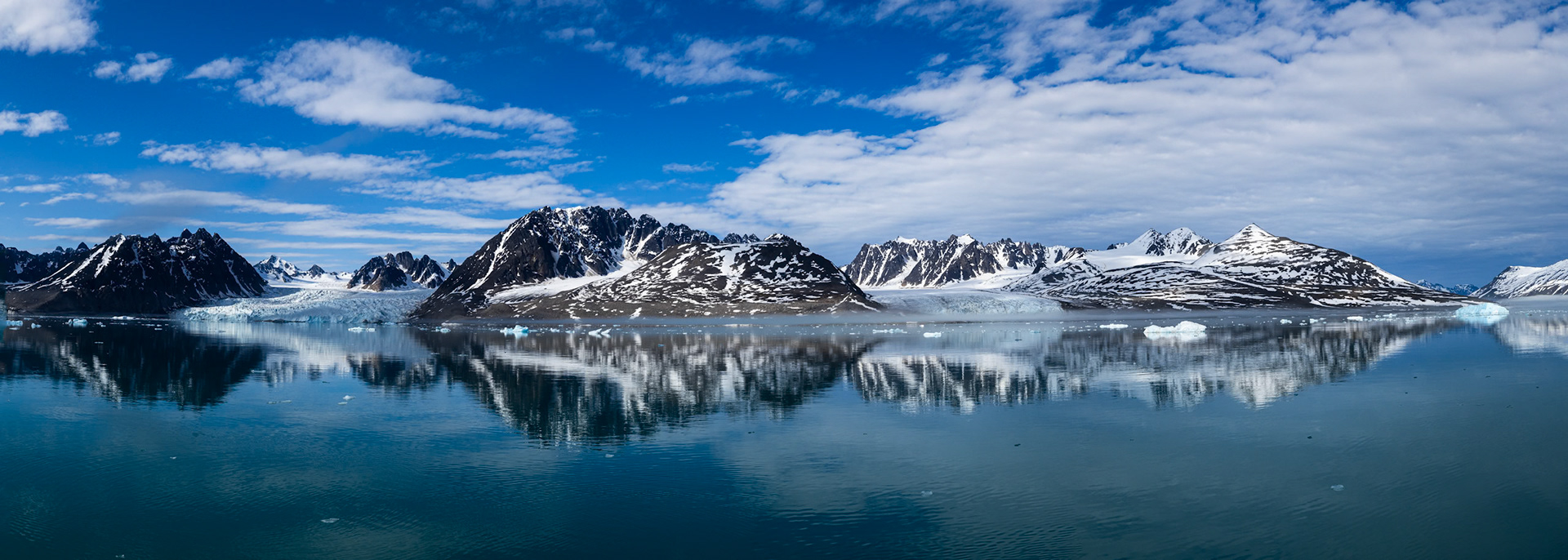 Landscape, Monacobreen, Svalbard, Norway
