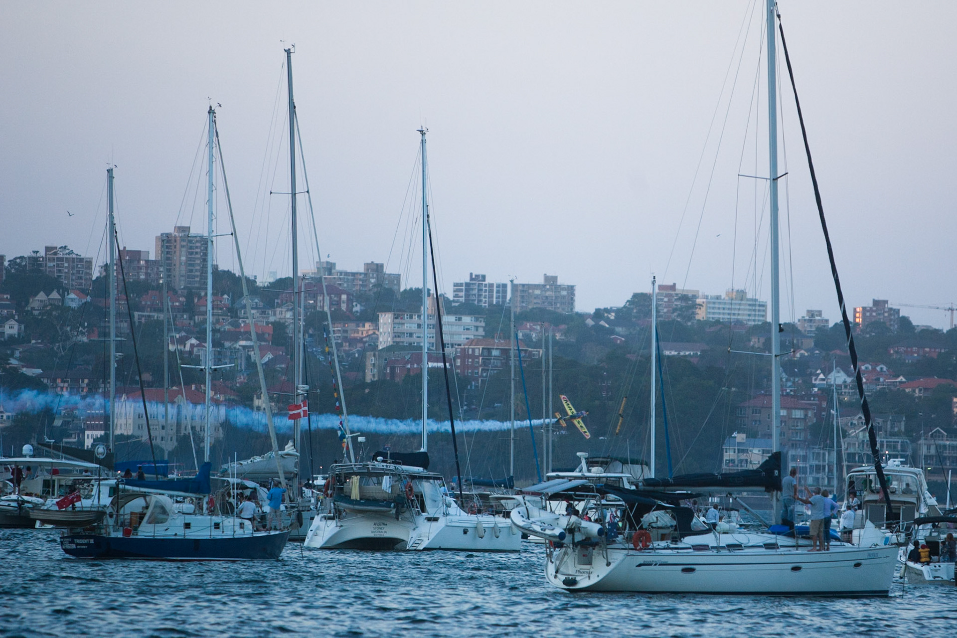 New year's eve Aerobatic display, Sydney 2012