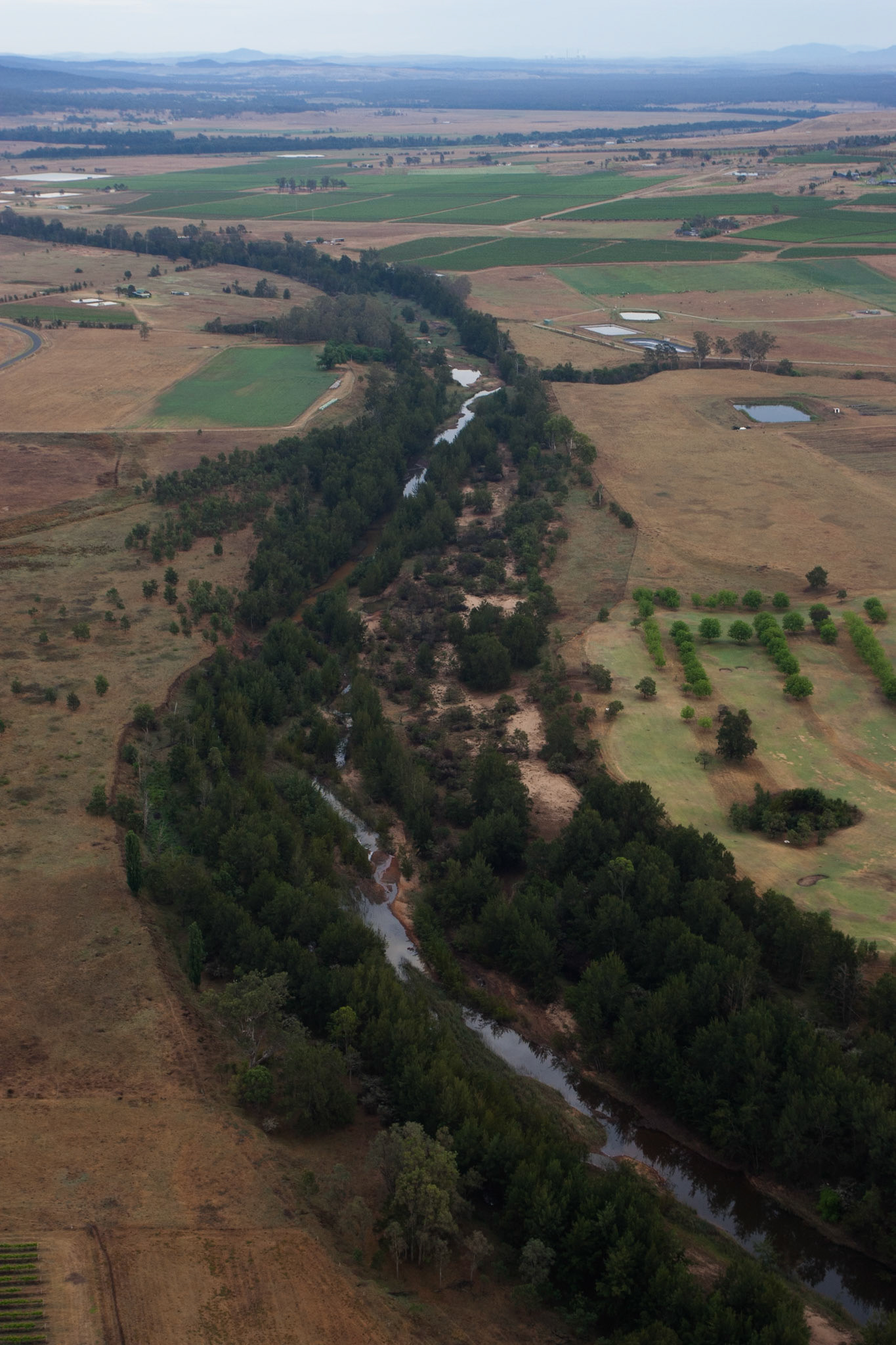 Hot air balloon ride in the Hunter Valley, New South Wales.