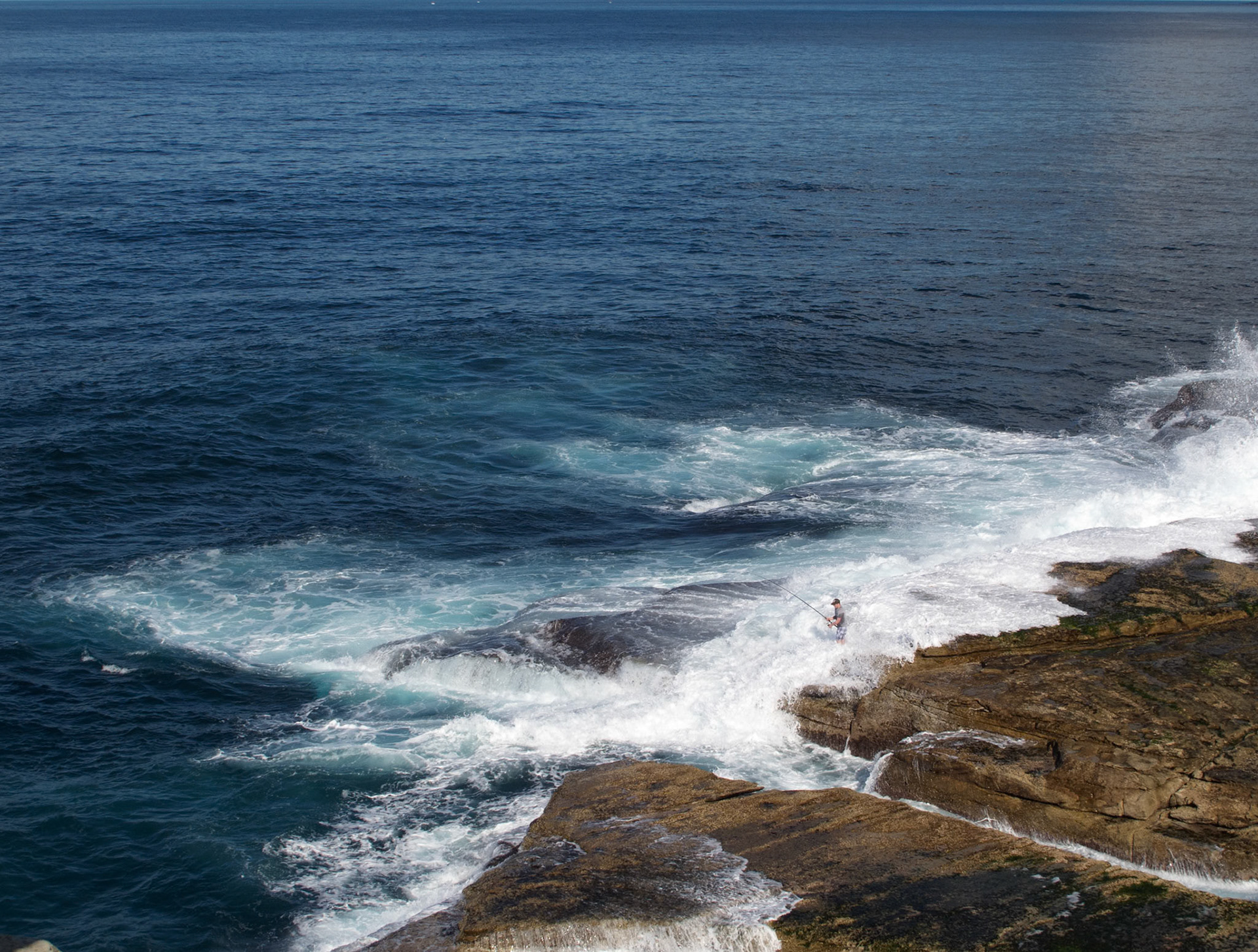 The largest number of sport deaths in Australia is from rock fishing