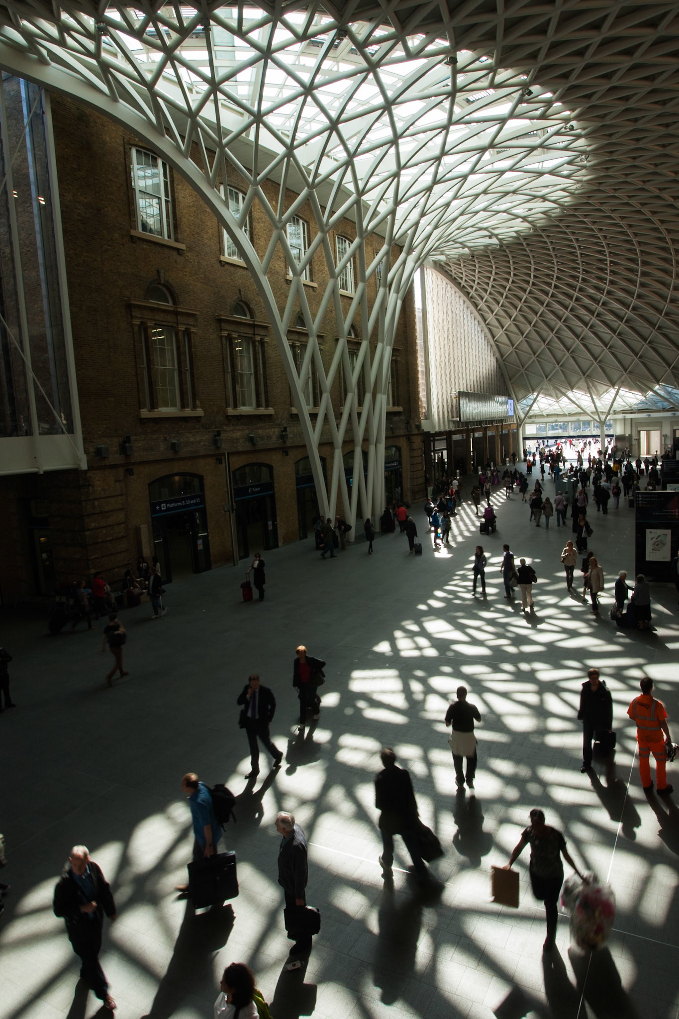 Light and shadows, King's Cross, London.