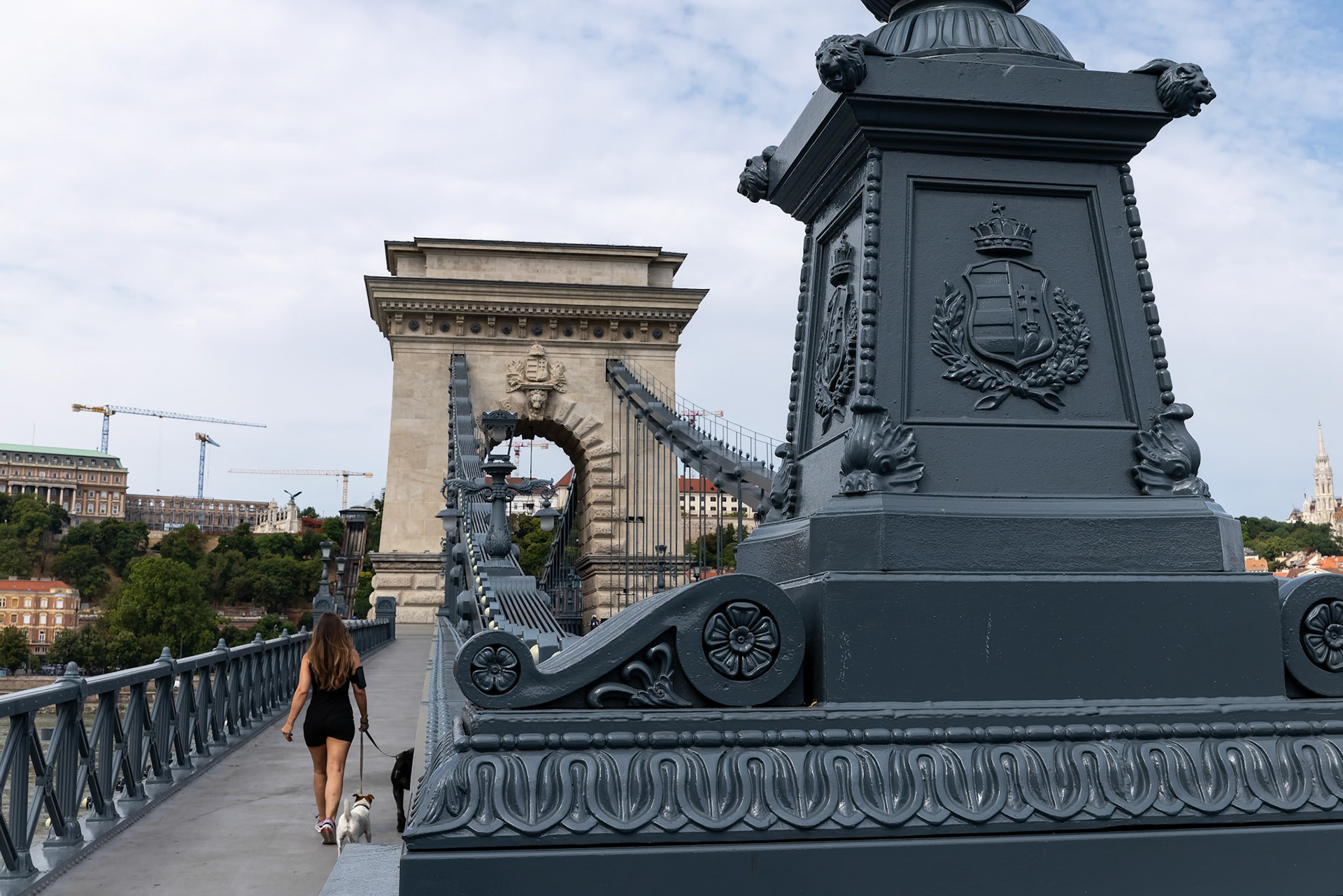 Széchenyi  Chain Bridge, Budapest, Hungary