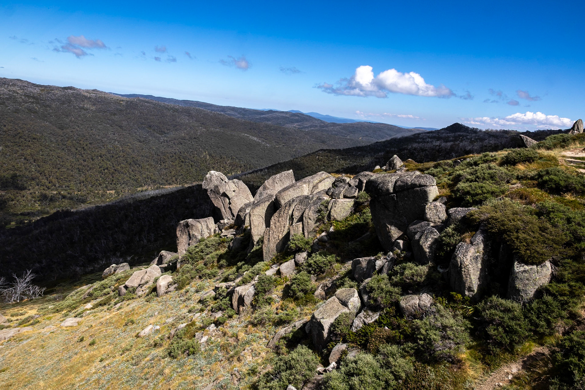 Thredbo to Kosciuszko Summit, Snowy Mountains Mountains, New South Wales, Australia