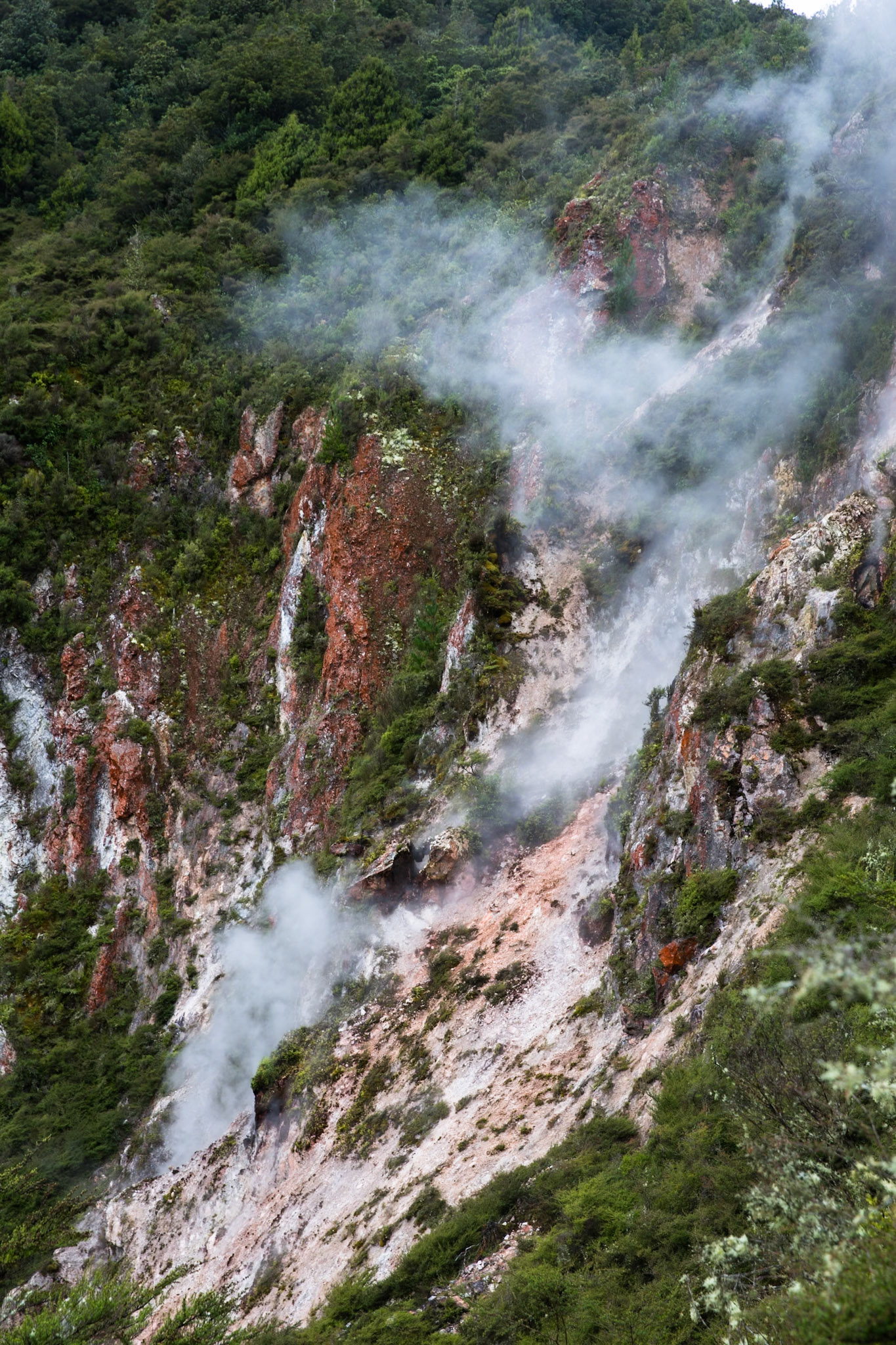 Crater Lake and Rainbow Mountain, Rotorua, New Zealand