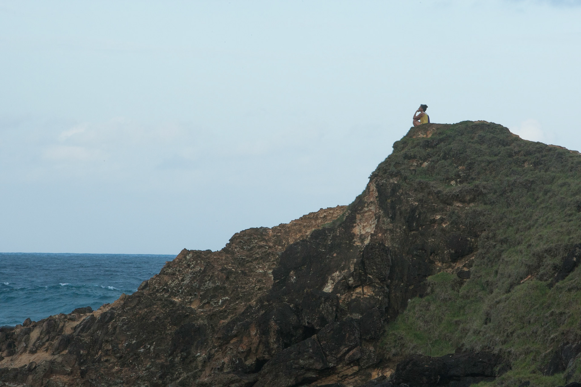 Late afternoon meditation, Little Watego's beach, Byron Bay