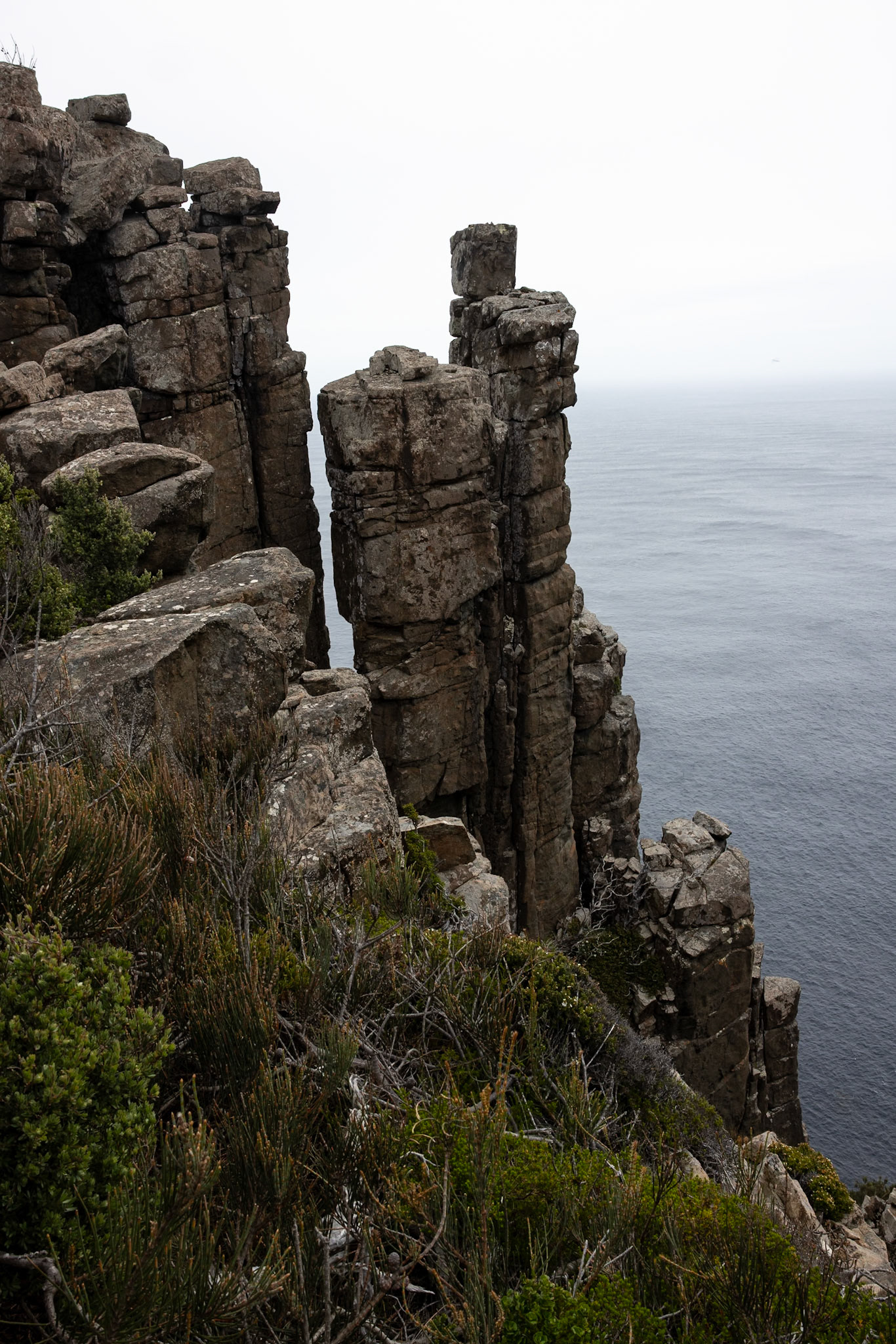Three Capes Track, Cape Pillar Lodge to Cape Pillar and return, Tasmania