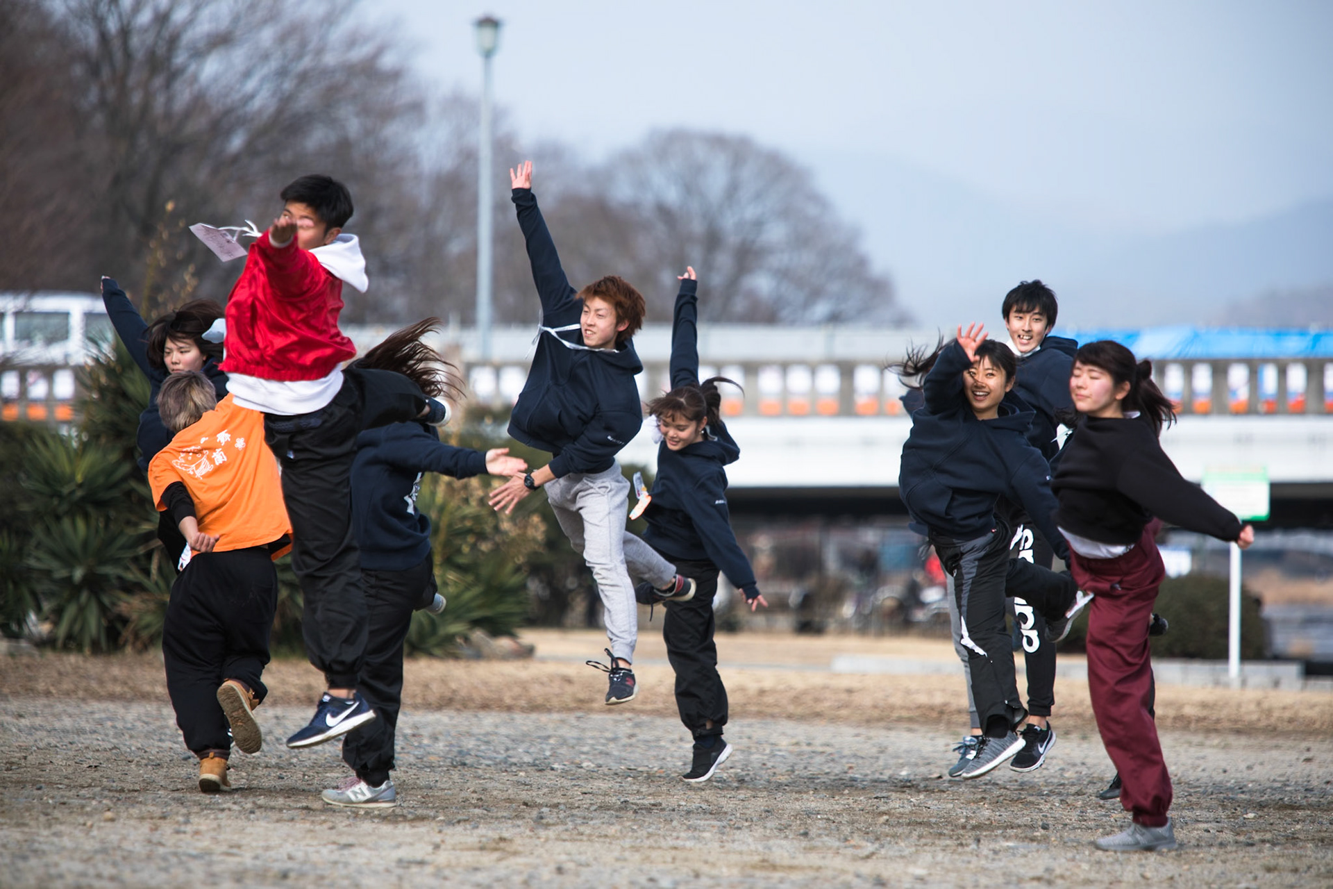 Kamo river, Kyoto, Japan