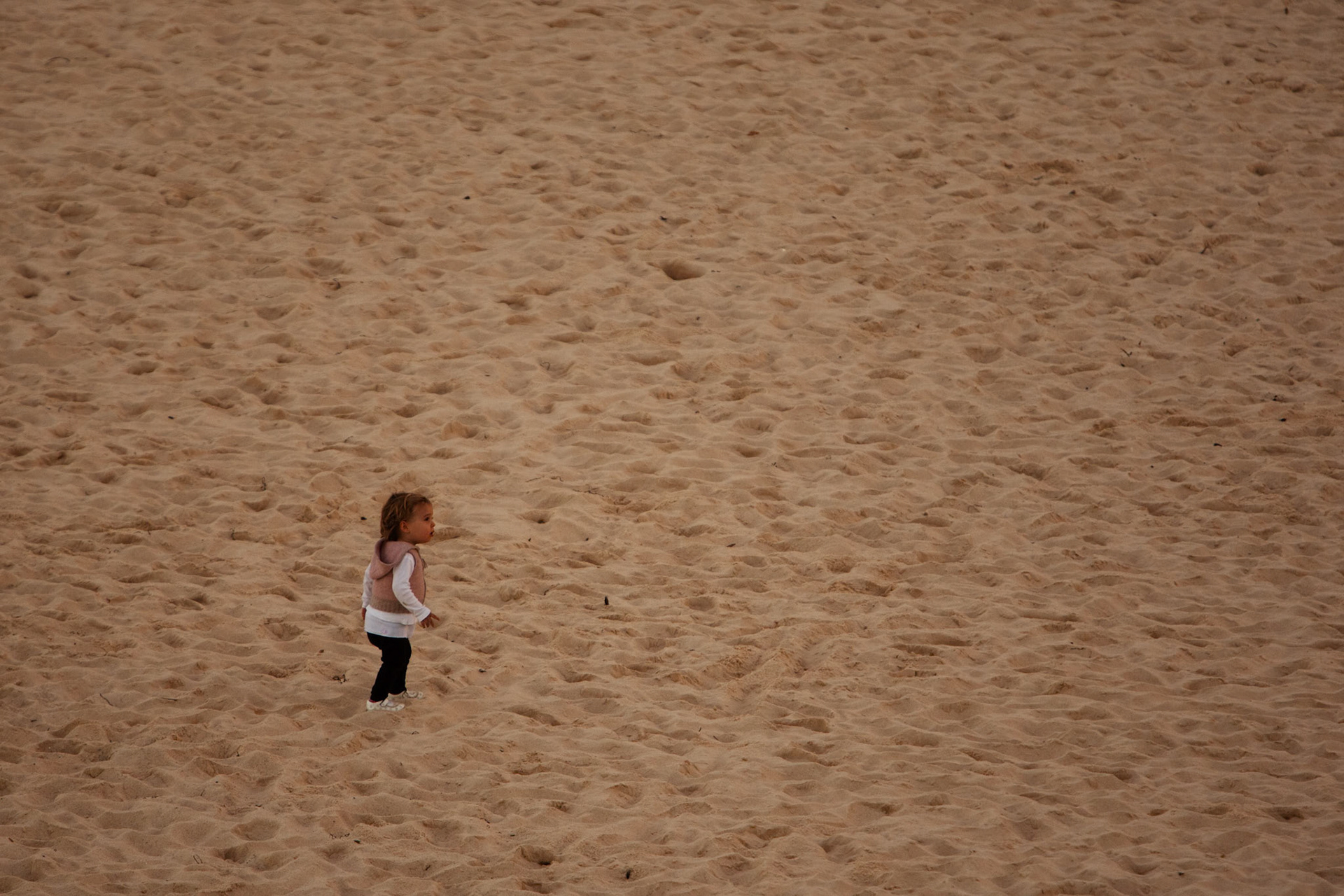 Kid on the beach, Tamarama, Sydney