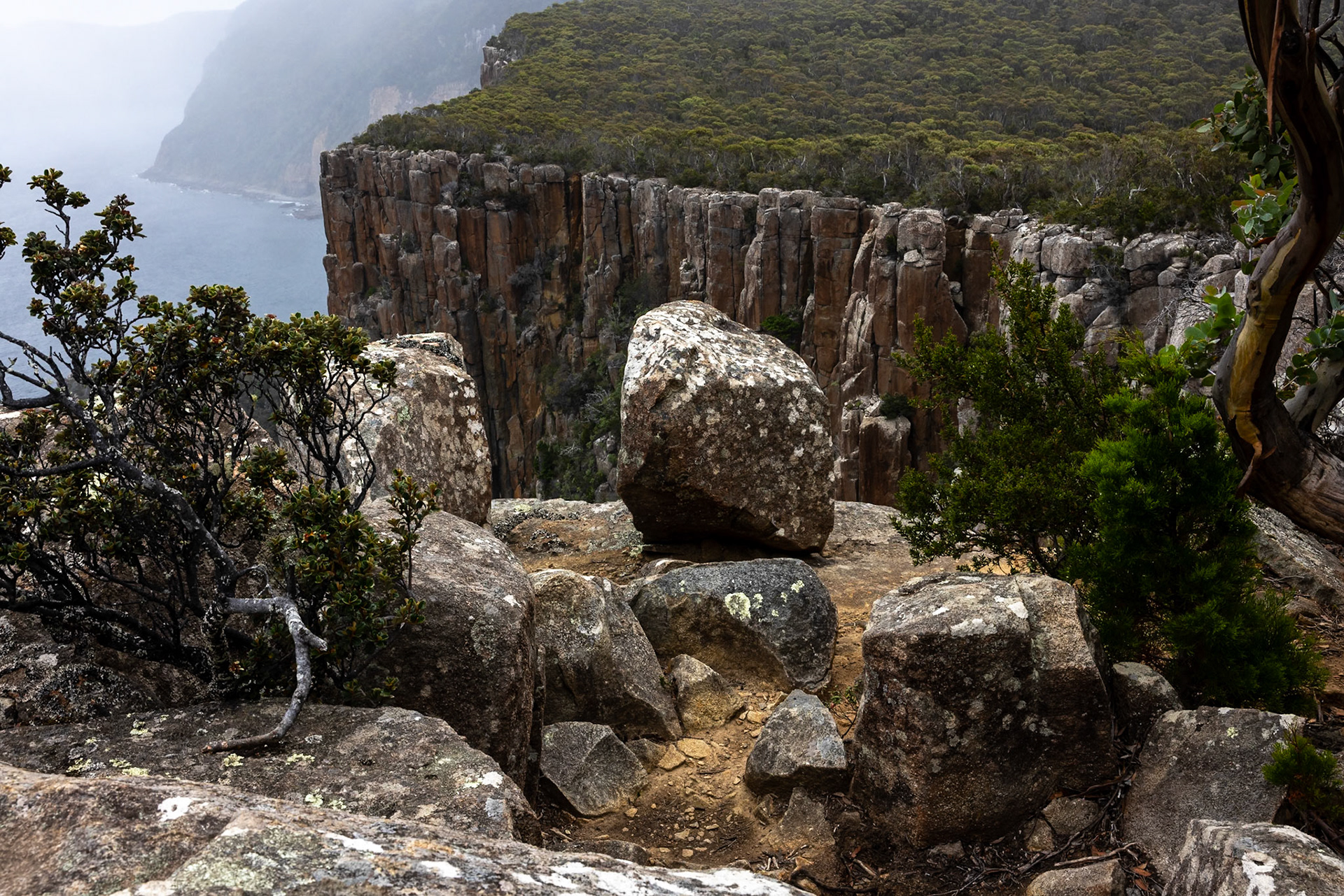 Three Capes Track, Cape Pillar Lodge to Cape Hauy and Fortescue Bay, Tasmania