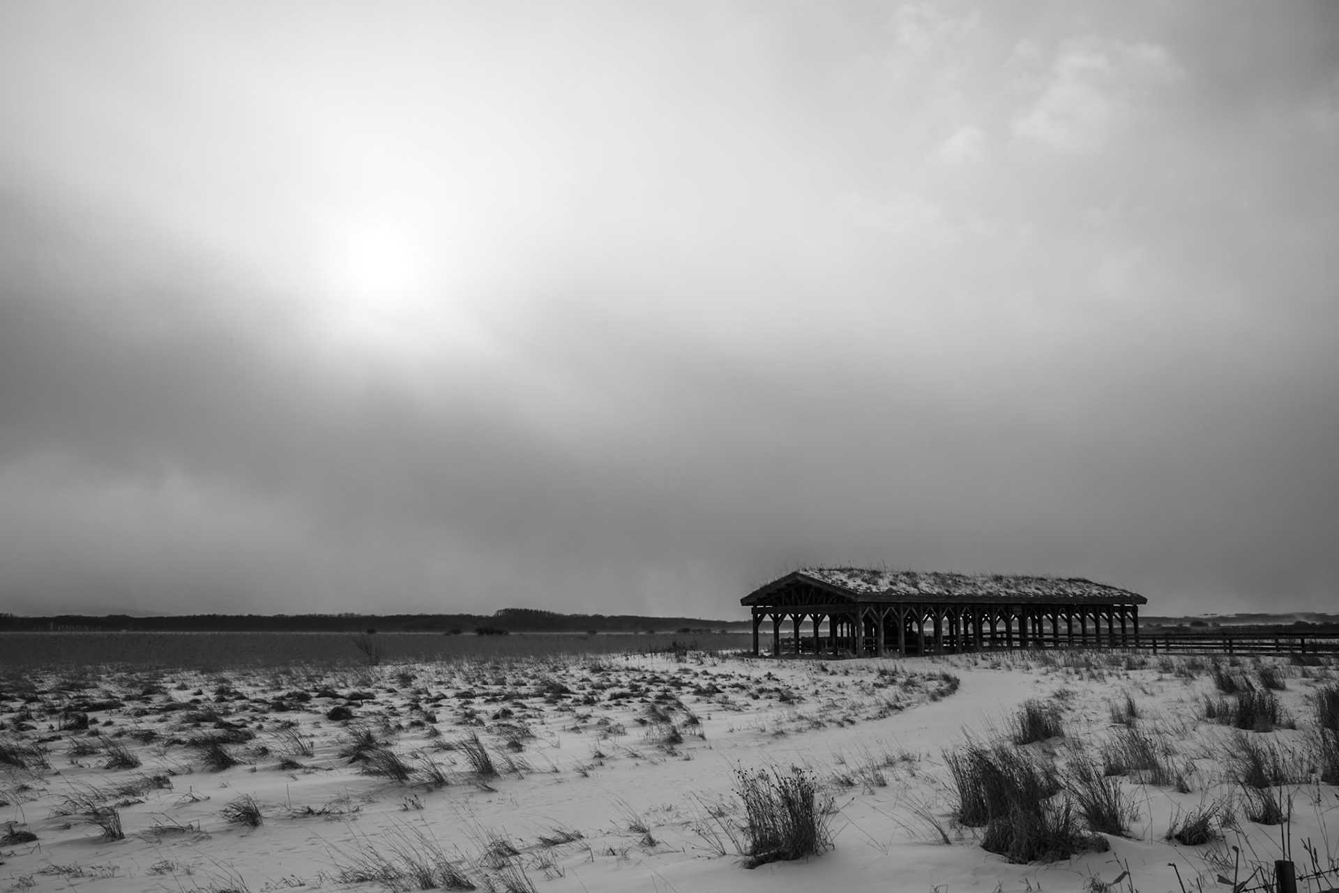 Lake Tofutsu, Koshimizu, Hokkaido, Japan