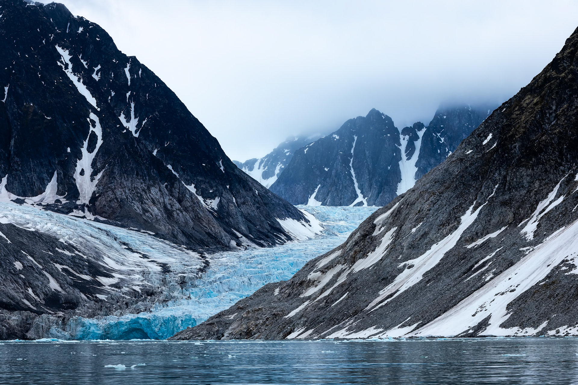 Landscape, Magdelena Fjord, Svalbard, Norway