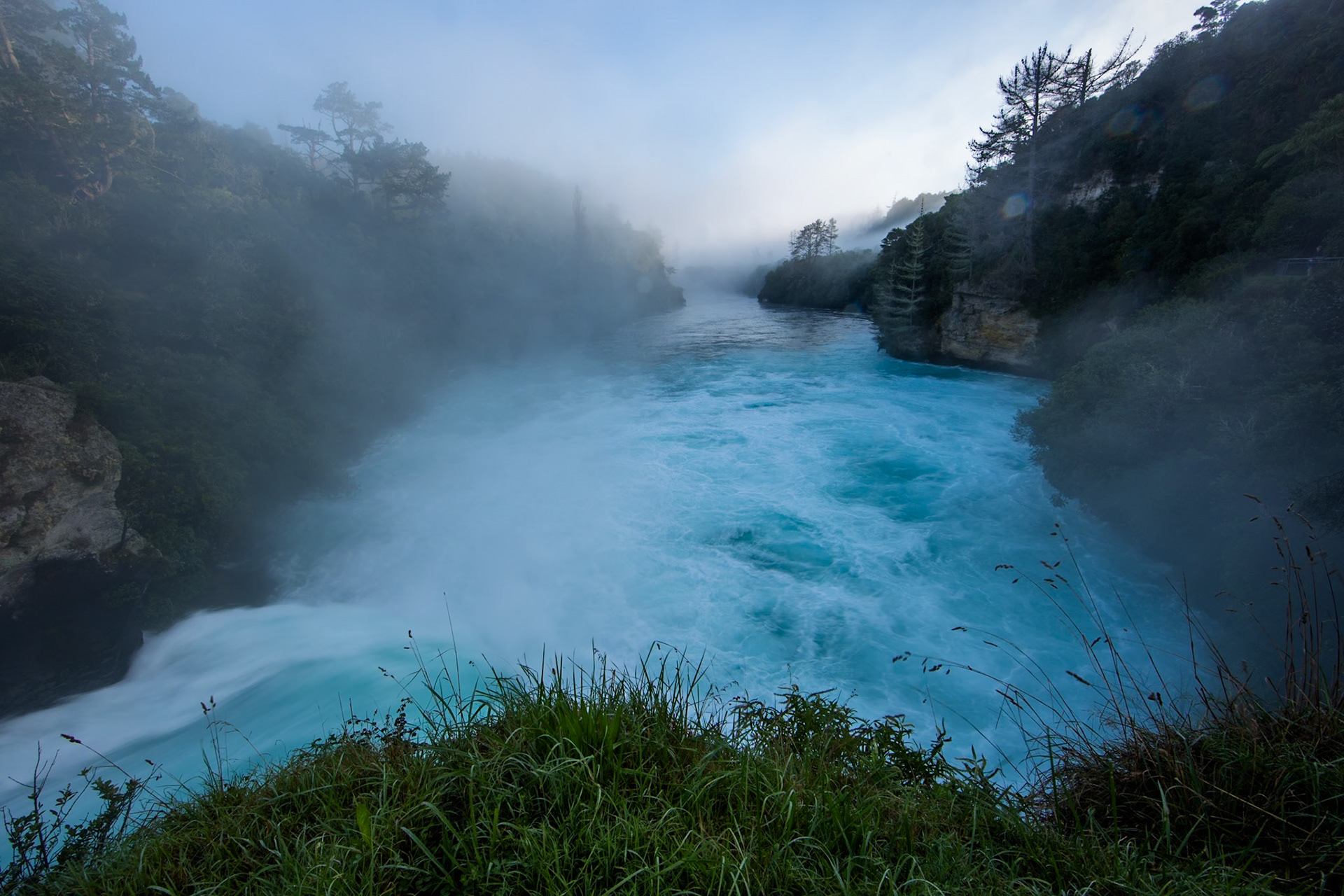 Taupó Huka falls, Taupó, New Zealand