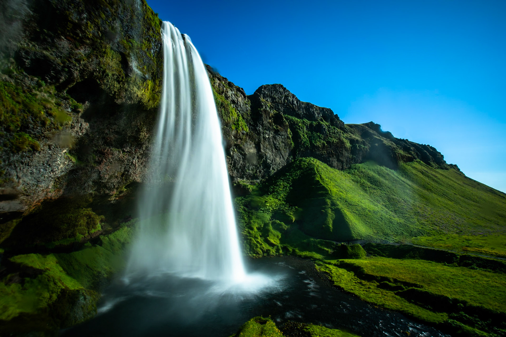 Seljalandsfoss waterfalls, southern Iceland