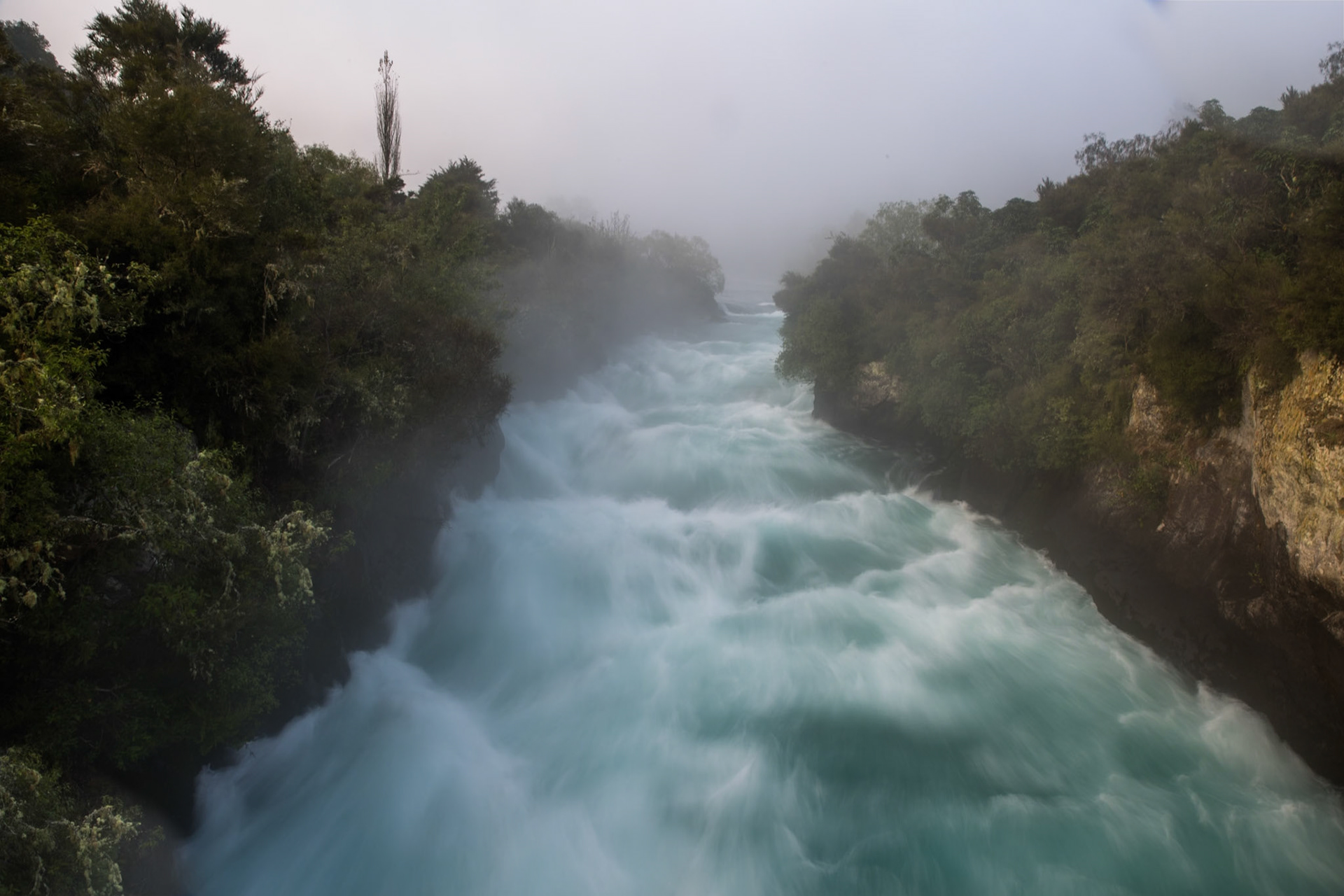 Taupó Huka falls, Taupó, New Zealand