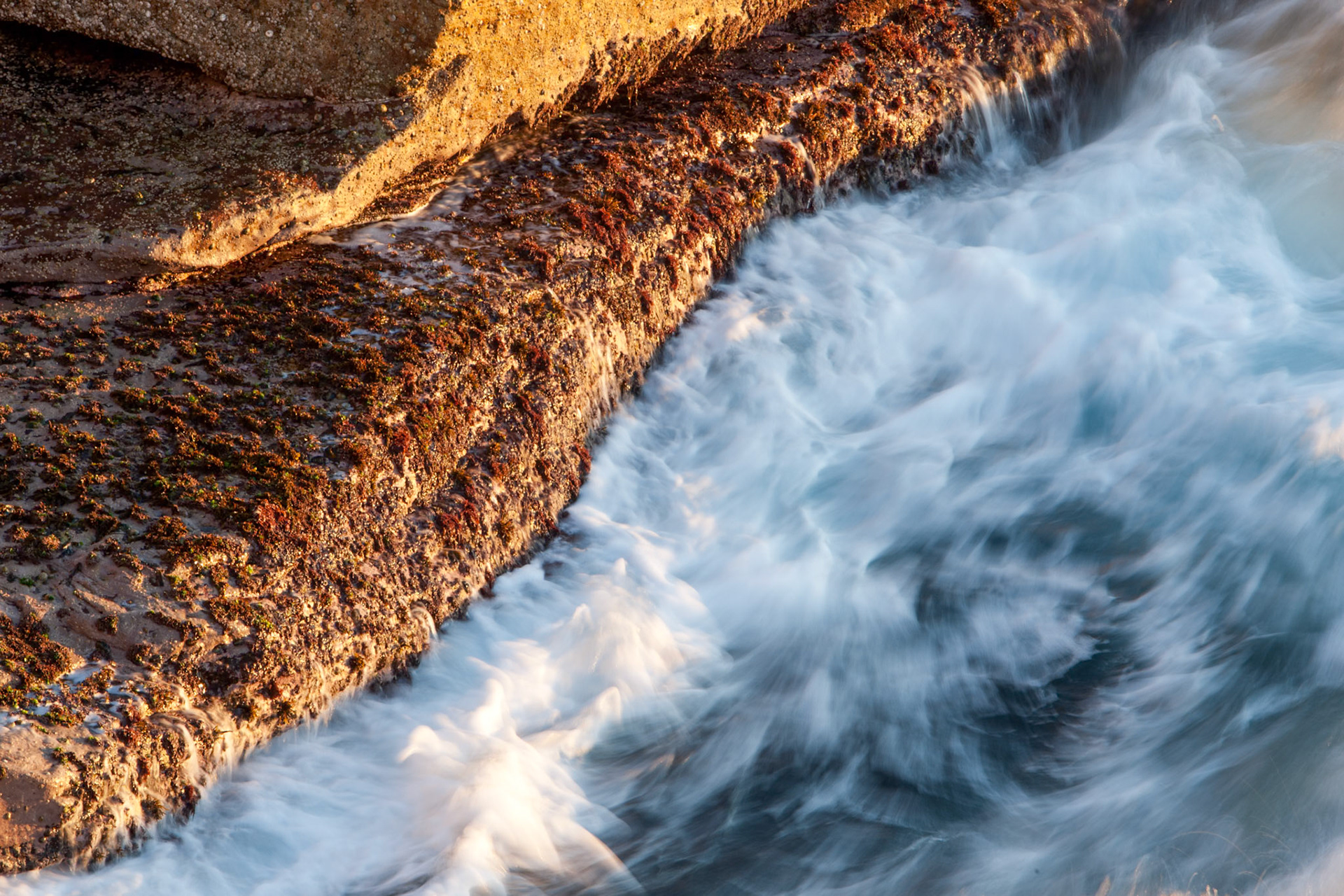 Surf patterns, Bondi, Sydney, NSW.