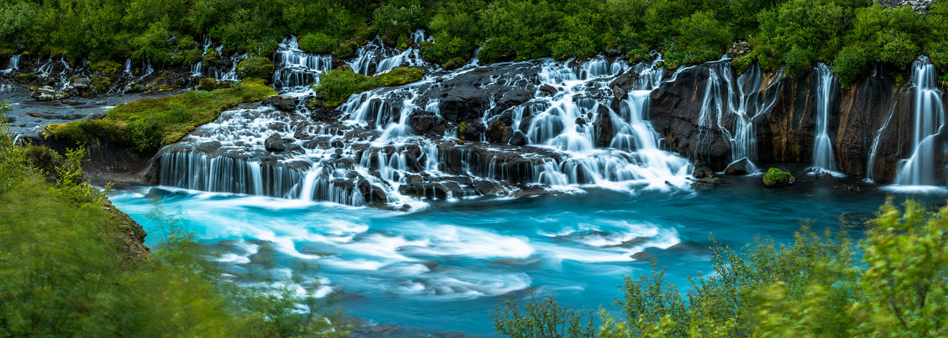 Hraunfossar, Iceland, 2019
