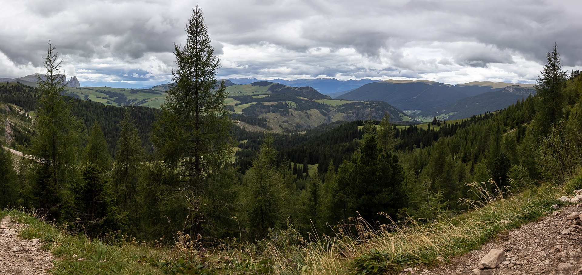 Passo Sella, Sassolungo, Selva di Val Gardena, Dolomites, South Tyrol, Italy