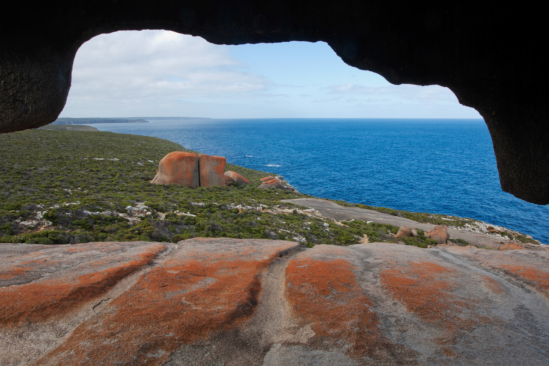 Remarkable Rocks at Cape de Coudiac in Flinders Chase National Park, Kangaroo Island, South Australia