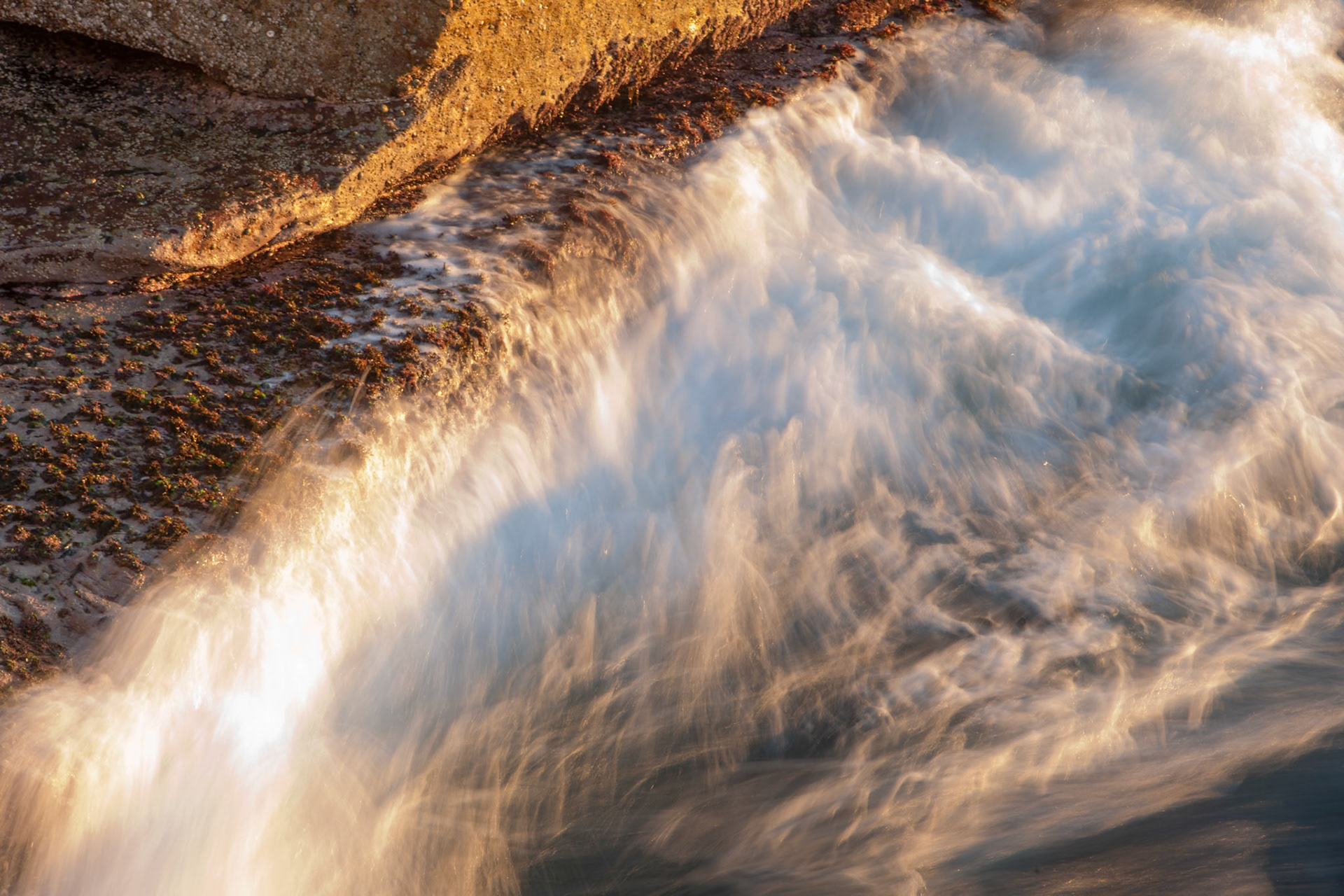 Surf patterns, Bondi, Sydney, NSW.