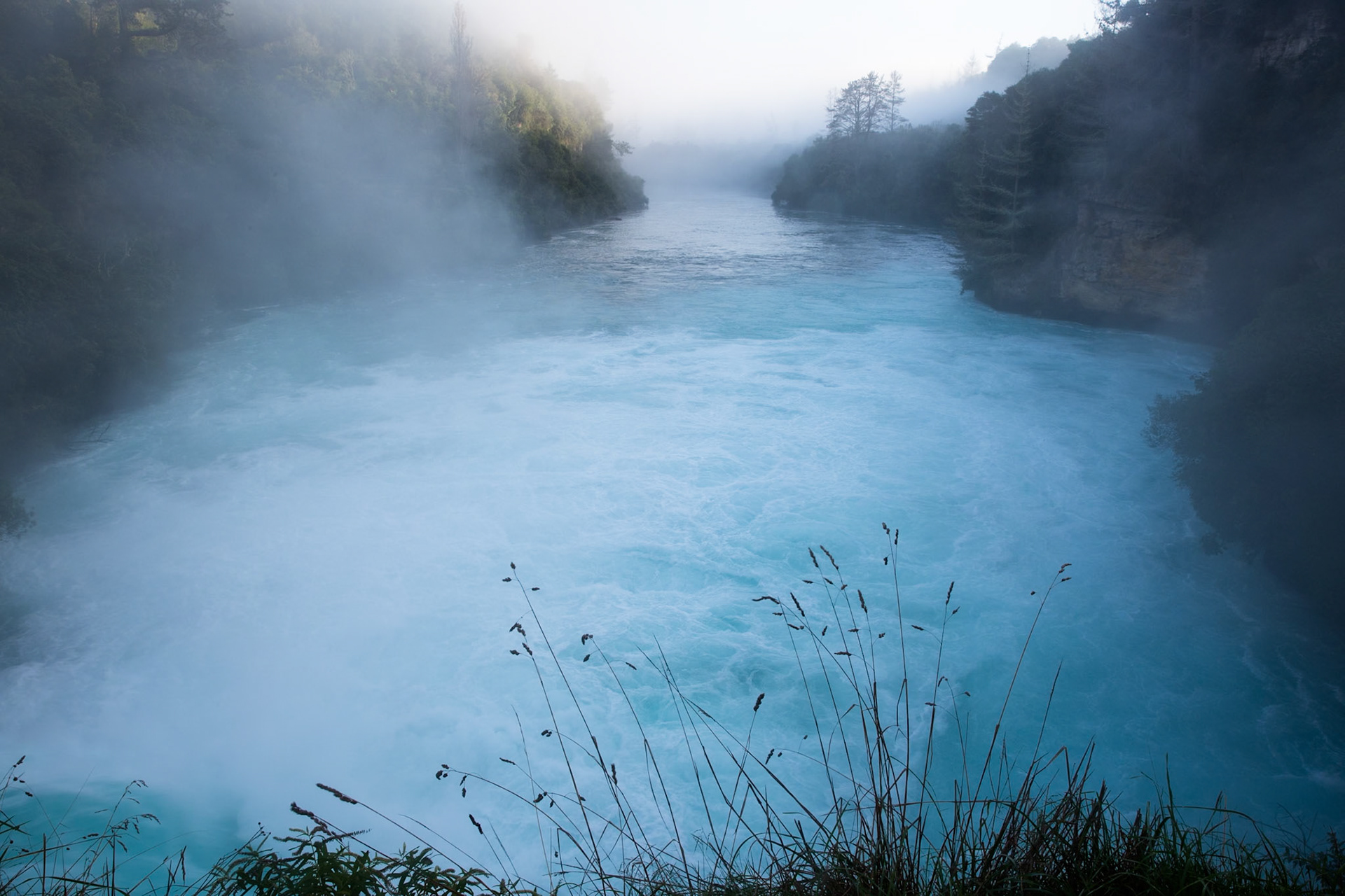 Taupó Huka falls, Taupó, New Zealand