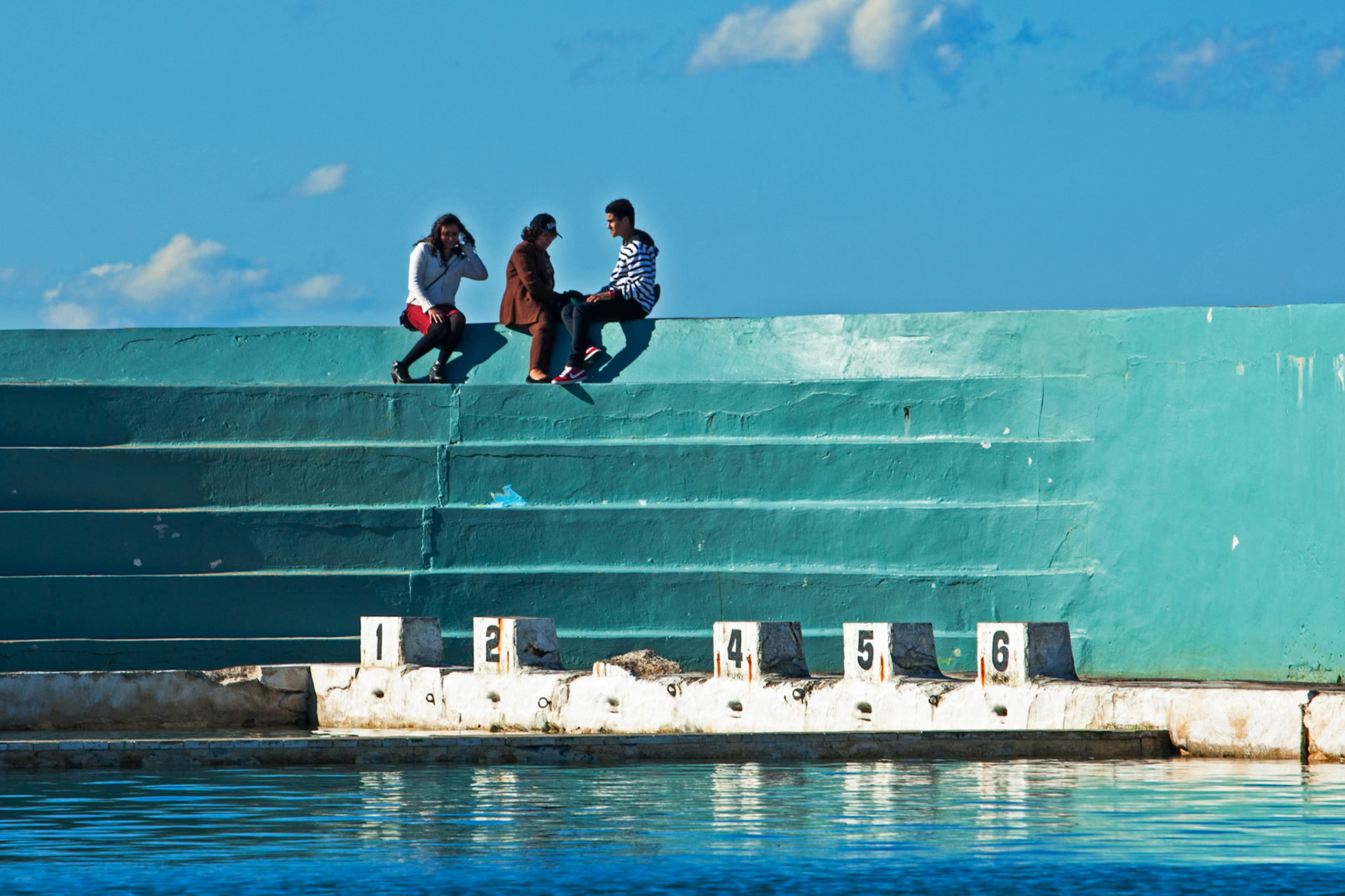Ladies 1 to 6, Ocean baths, Newcastle, Australia