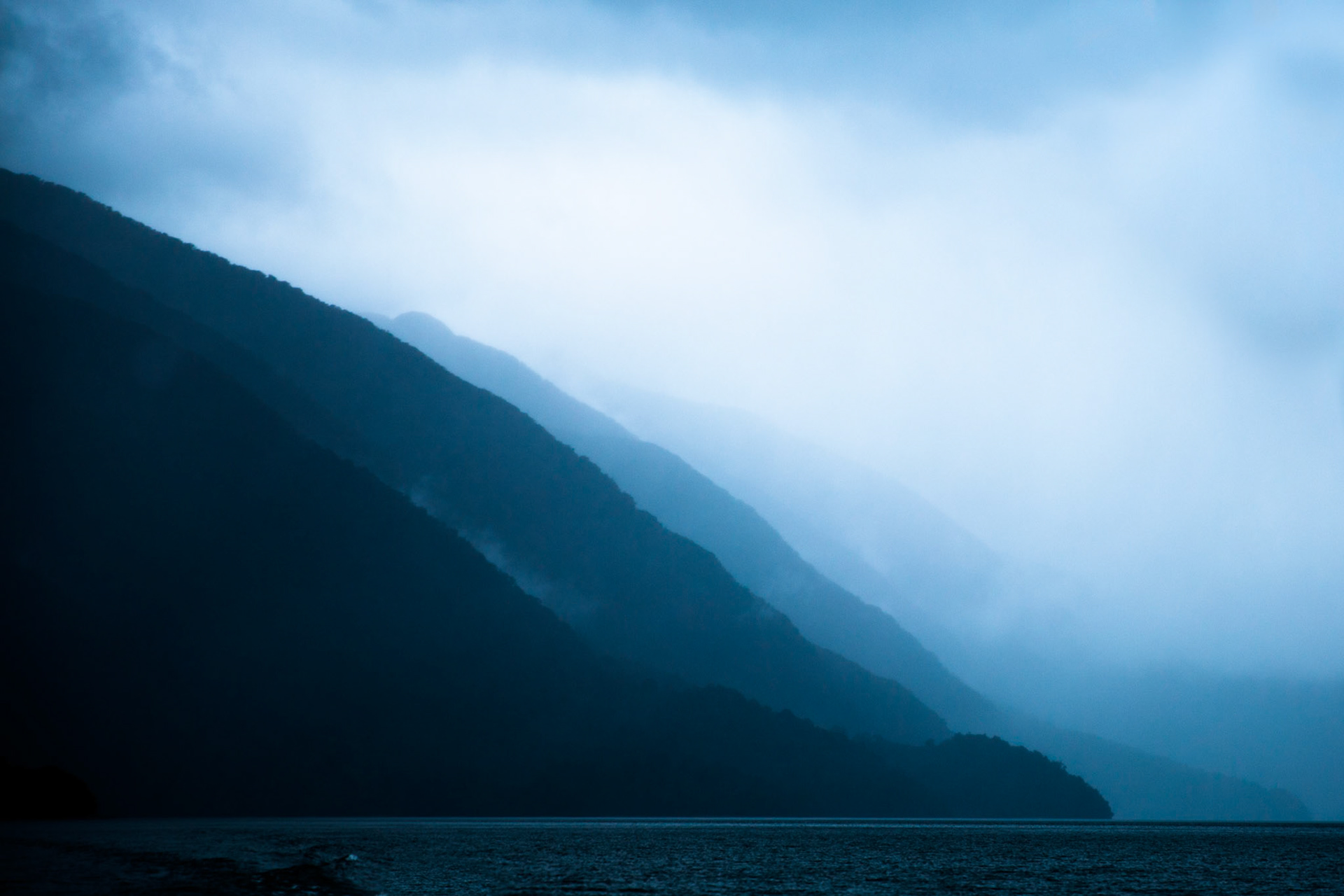 Hollyford Track, Lake McKerrow, New Zealand
