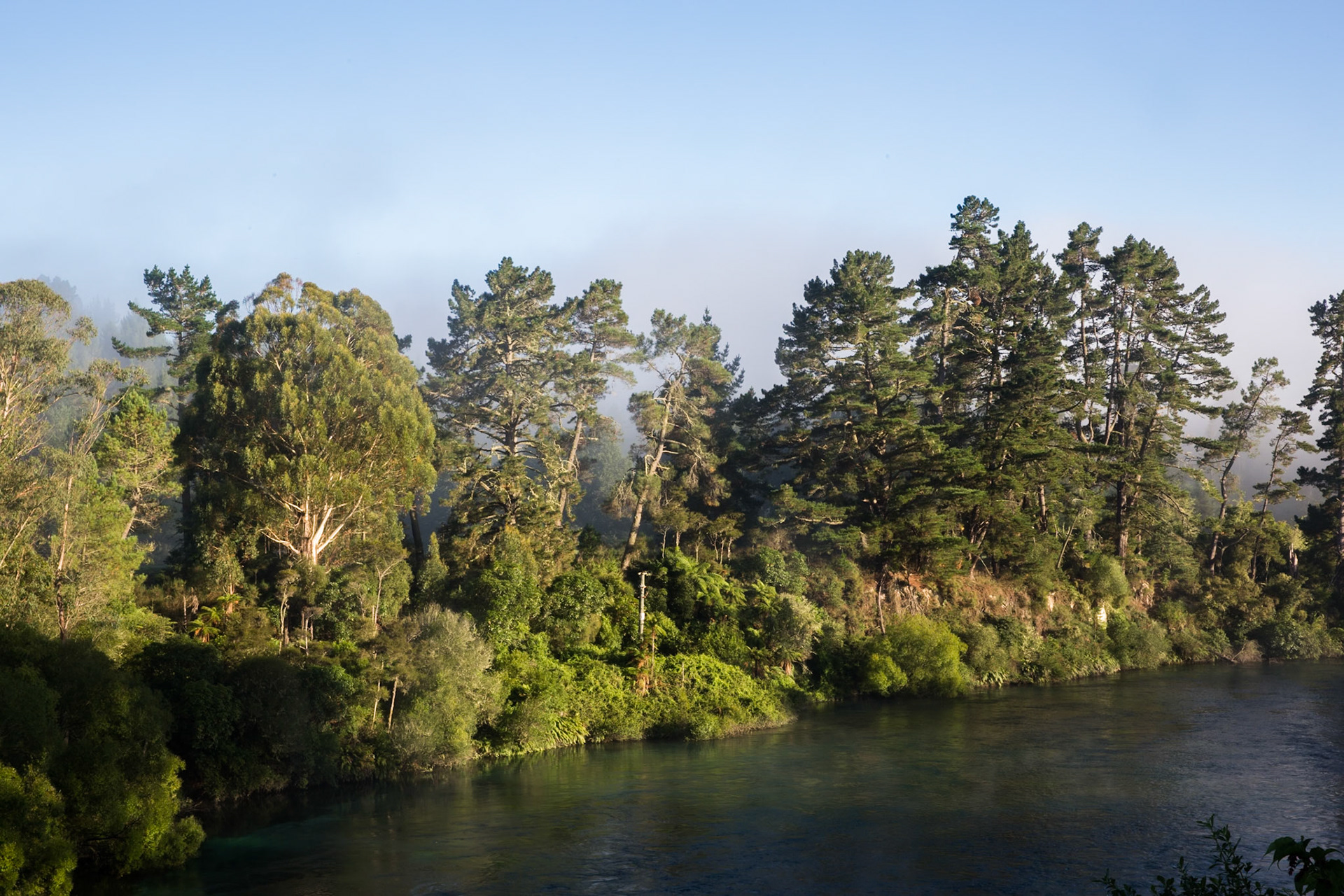 Taupó Huka falls, Taupó, New Zealand