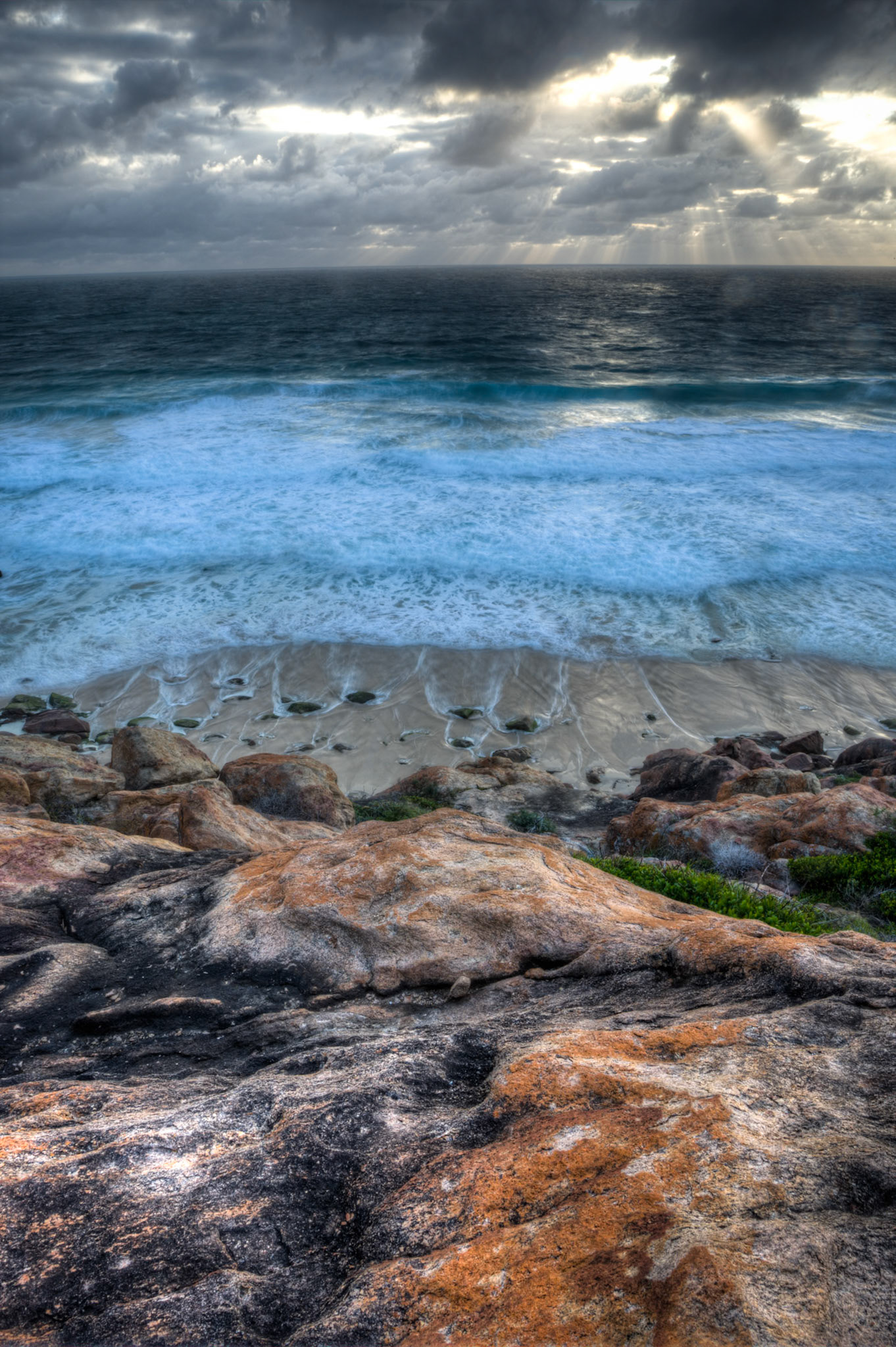A photo that forms part of a panorama, but which stood on its own too. Lovely patterns and layering. A high dynamic range image.