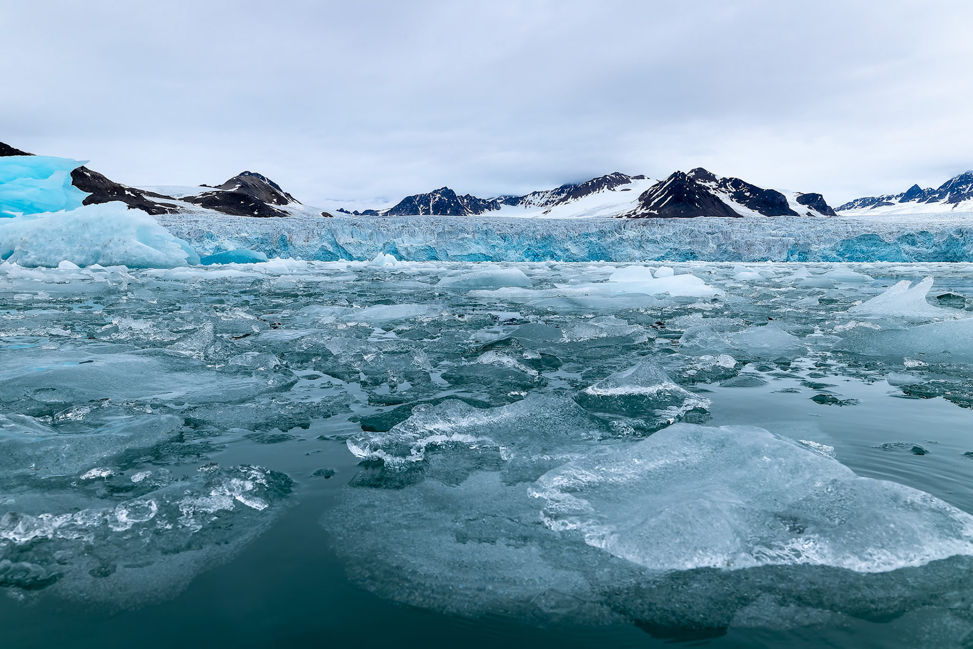 Landscape, Lilliehoekbreen, Svalbard, Norway