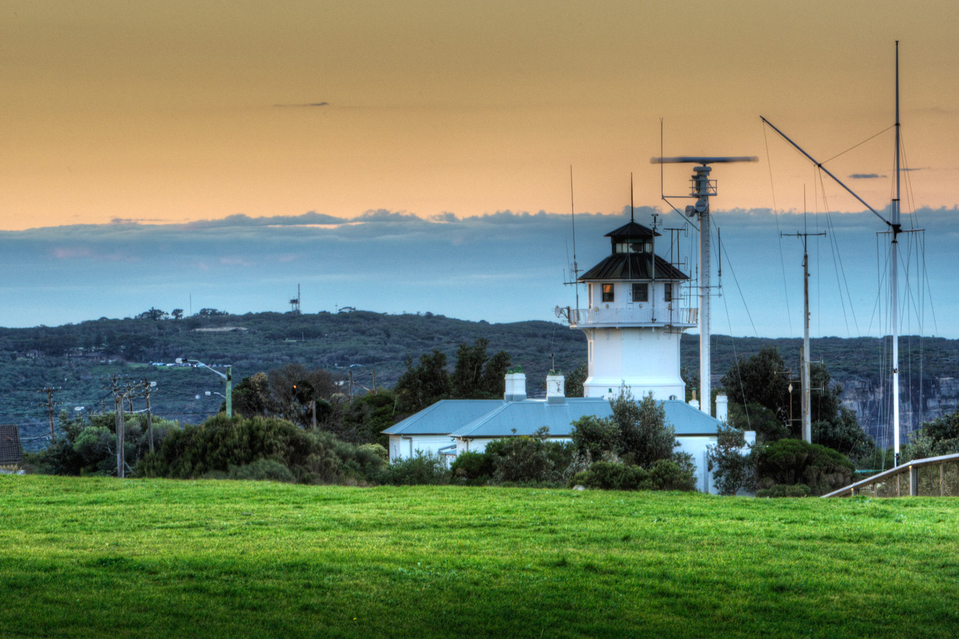 Marine and radio communications station, Vaucluse, Sydney. An HDR image