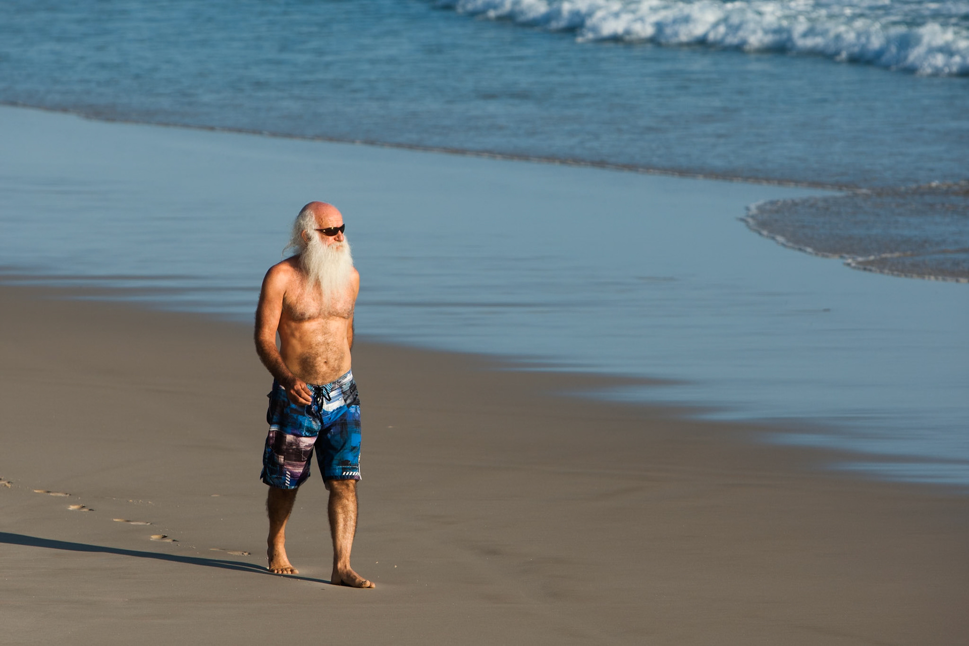 Sanyassan, Belongil Beach, Byron Bay, New South Wales, Australia