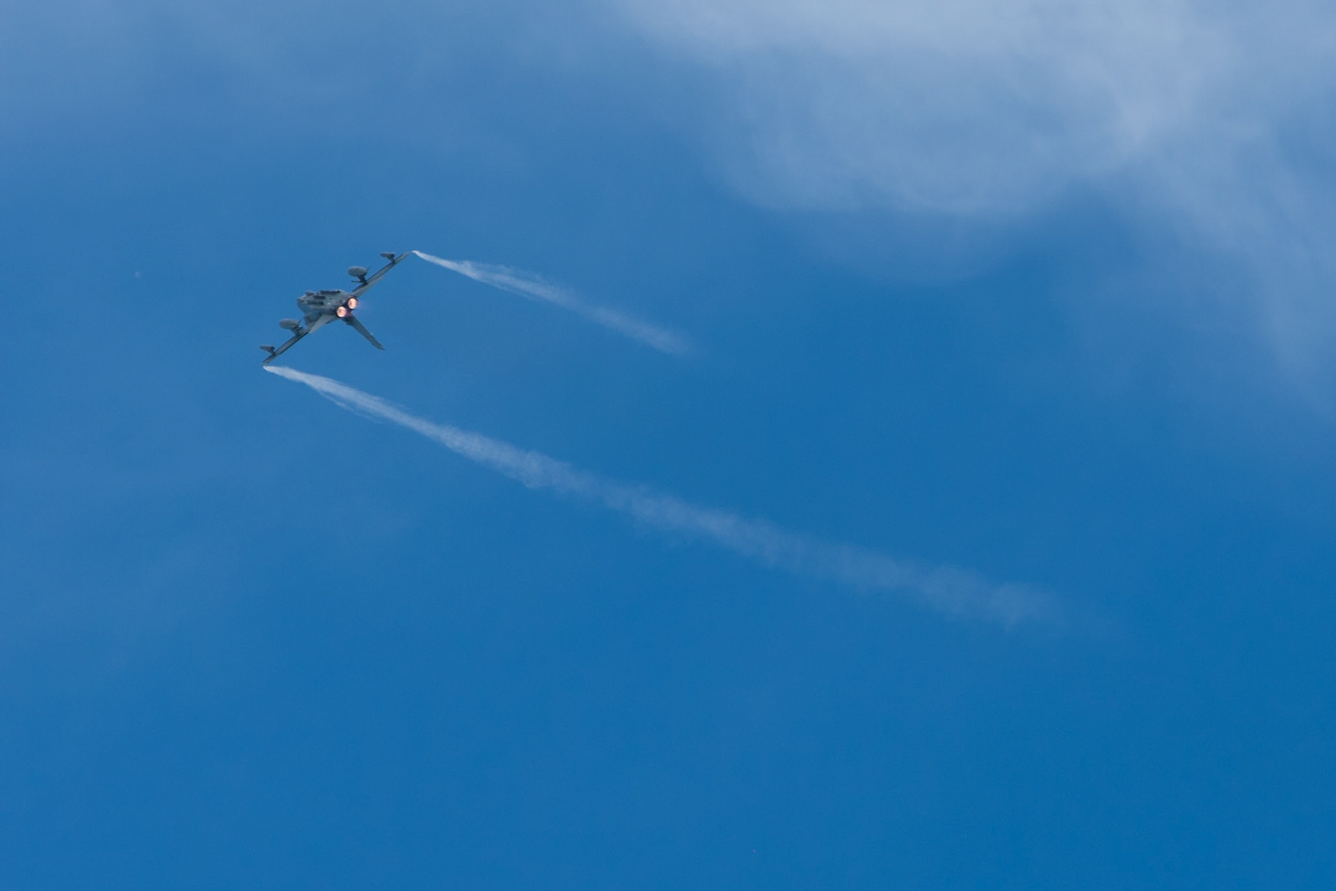 Panavia Tornado IDS, Duxford Airshow and Imperial War Museum, Cambridgeshire. A twin-engine, variable-sweep wing combat aircraft.
