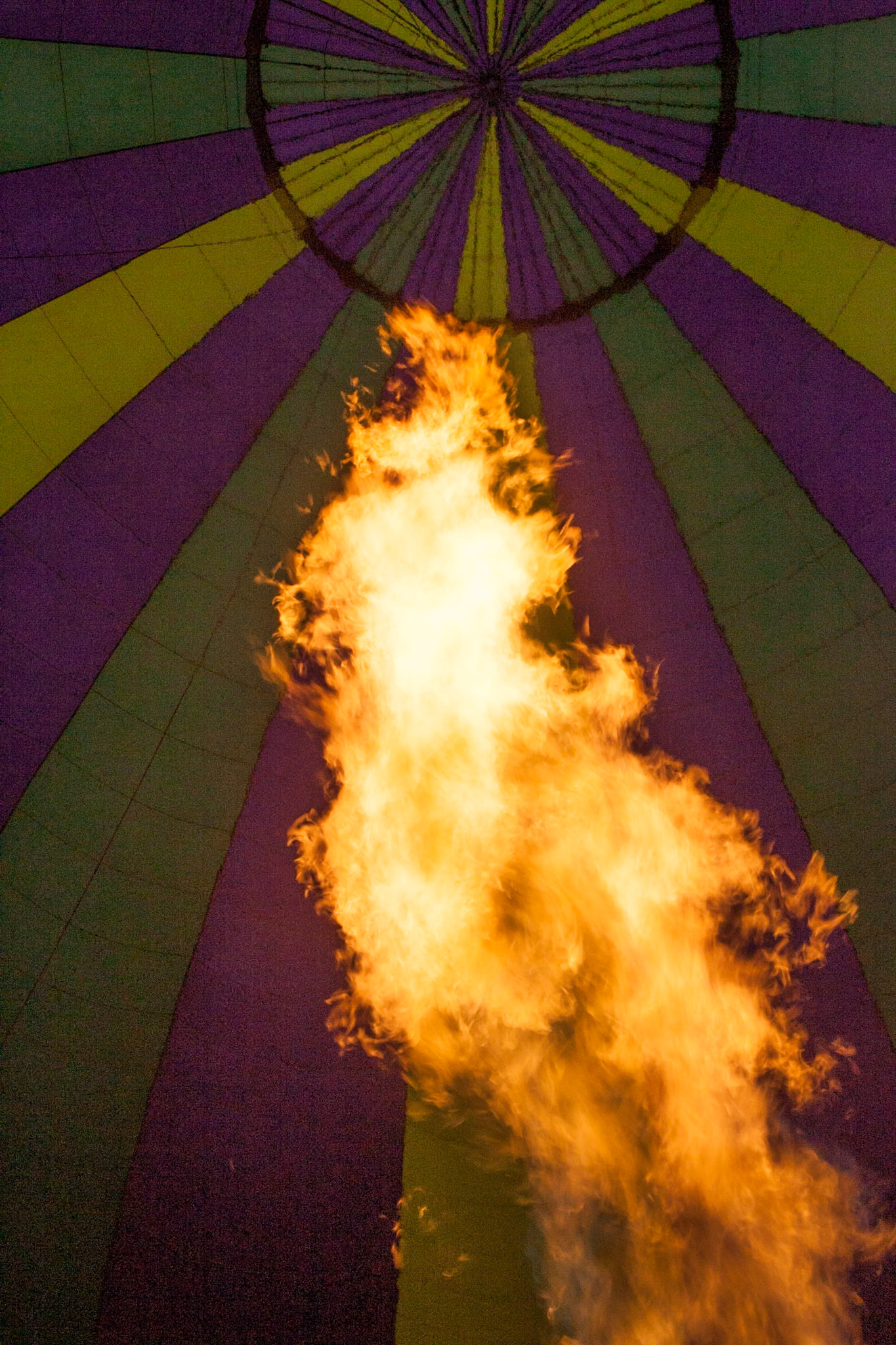 Hot air balloon ride in the Hunter Valley, New South Wales.