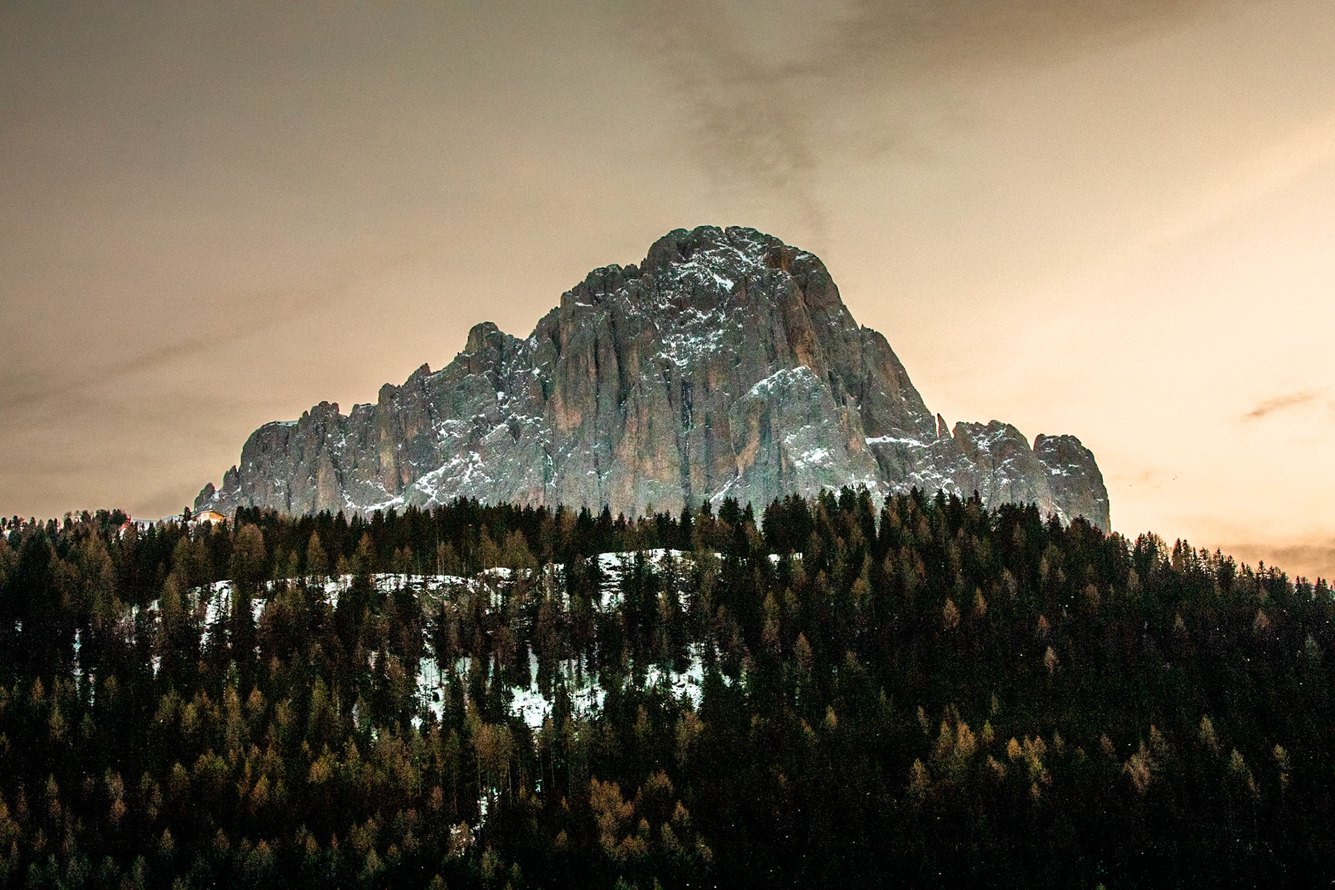 La Selva di val Gardena, Dolomites, Italy